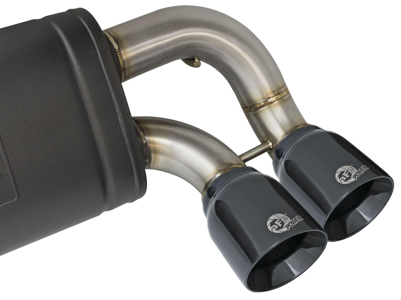 aFe MACH Force XP 3in - 2 1/2in Axle Back 304SS Exhaust w/ Black Tips 16-17 BMW M2 (f87) thumbnail 3