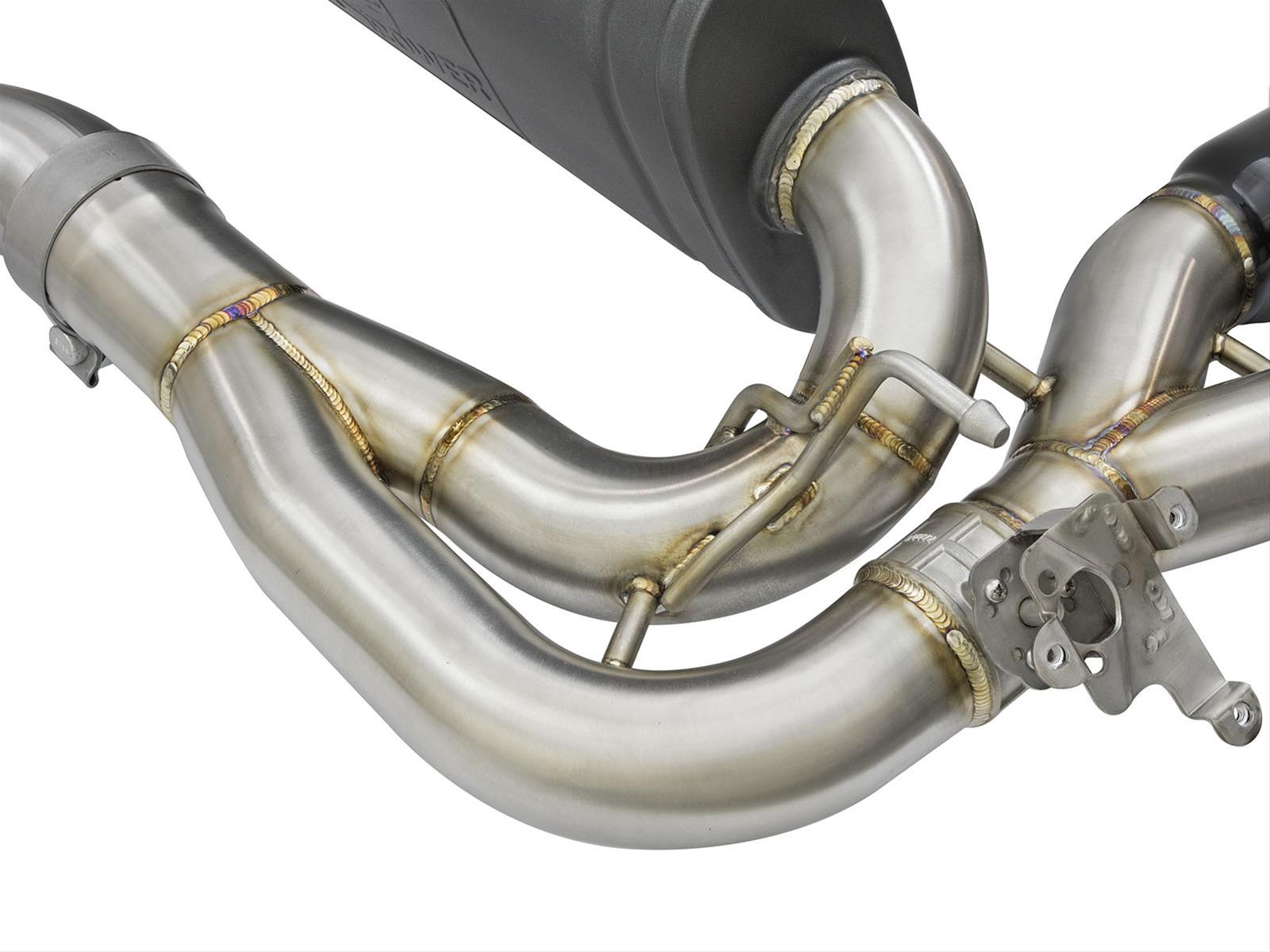aFe MACH Force XP 3in - 2 1/2in Axle Back 304SS Exhaust w/ Black Tips 16-17 BMW M2 (f87) thumbnail 2