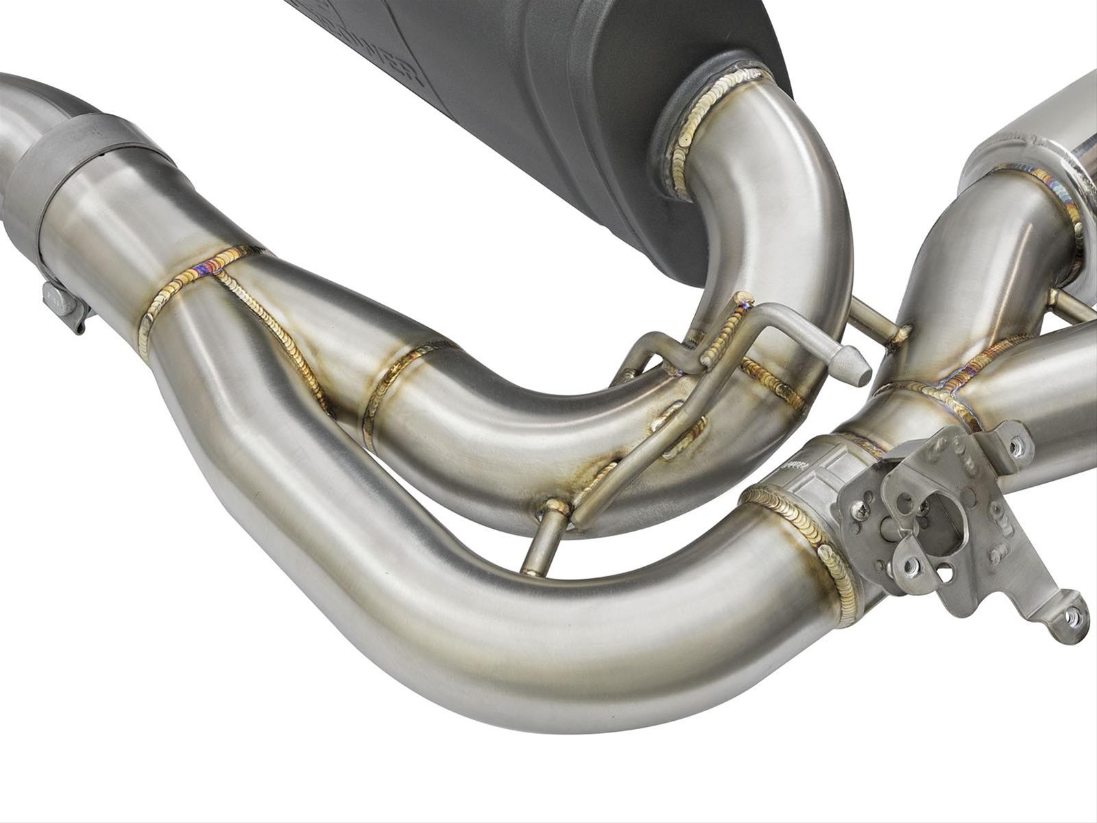 aFe MACH Force XP 3in - 2 1/2in Axle Back 304SS Exhaust w/ Polished Tips 16-17 BMW M2 (f87) thumbnail 2