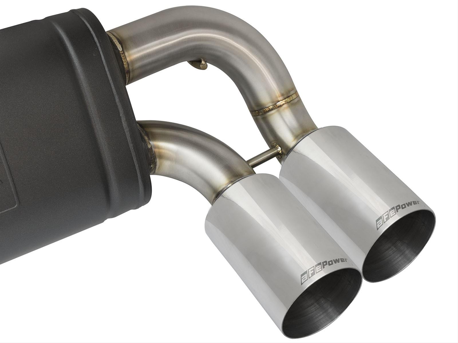 aFe MACH Force XP 3in - 2 1/2in Axle Back 304SS Exhaust w/ Polished Tips 16-17 BMW M2 (f87) thumbnail 5