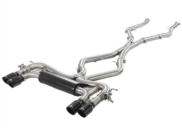aFe Power Tee Shirt with BMW Exhaust Logo White, X-Large