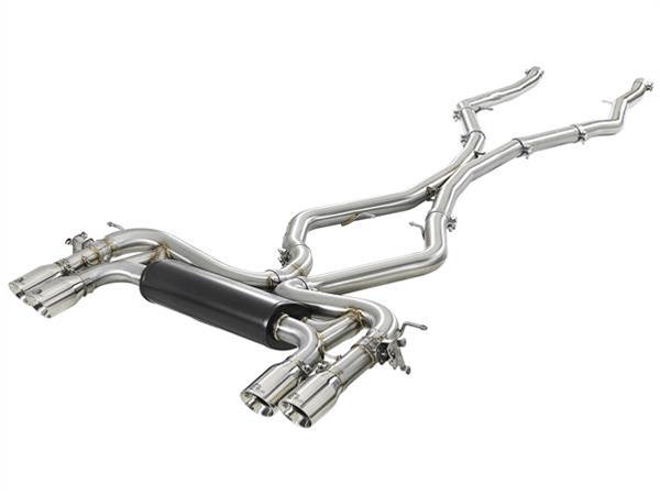 aFe MACH Force-Xp 3.5in 304 SS Cat-Back w/Polished Tips 15-18 BMW X5 M (F85)/X6 M (F86) V8-4.4L S63 thumbnail 2