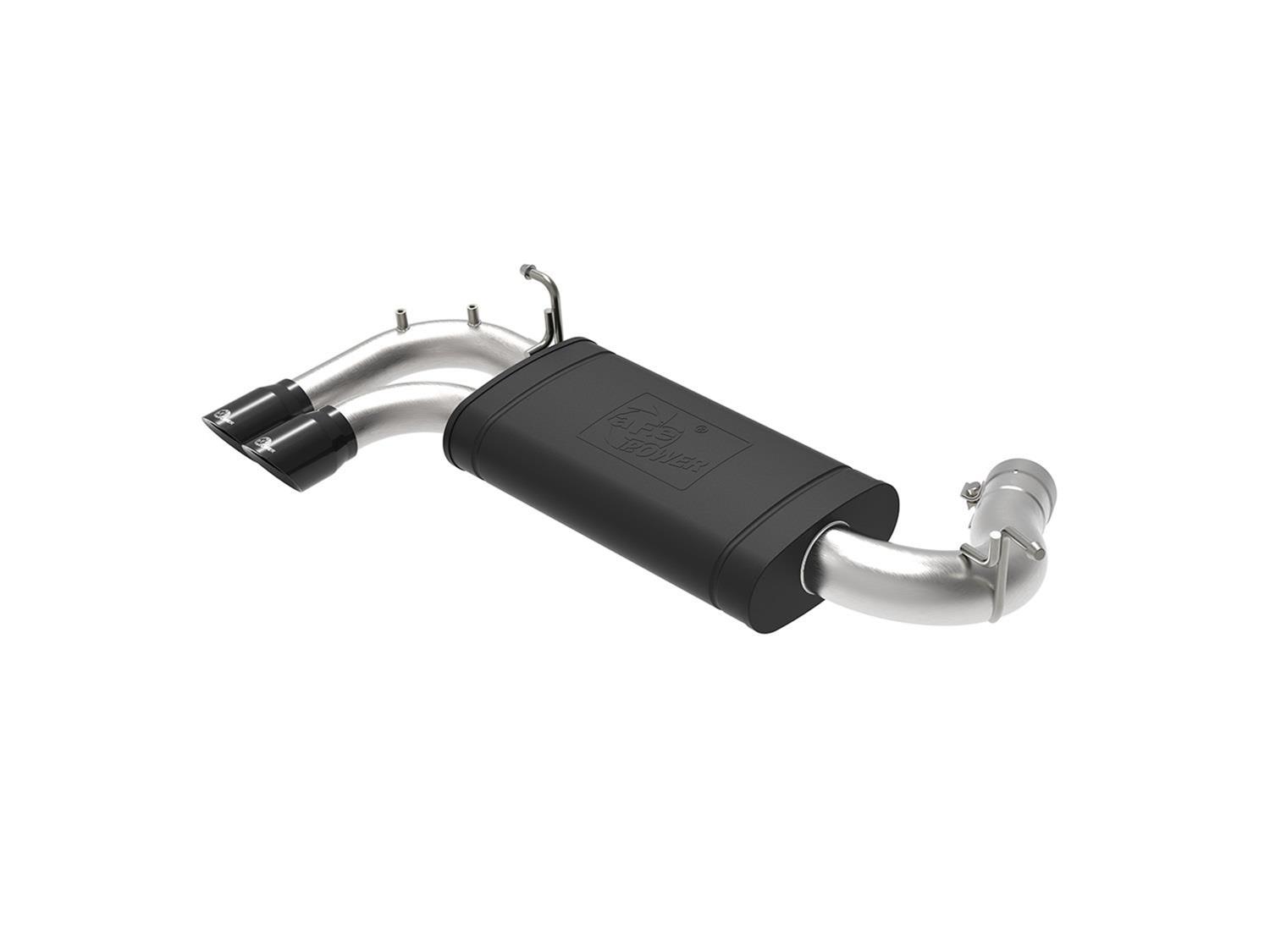 aFe MACH Force-Xp 2-1/2in 304 SS Axle Back Exh w/Black Tips 14-16 BMW 228i (F22/23) L4-2.0L (t) N20