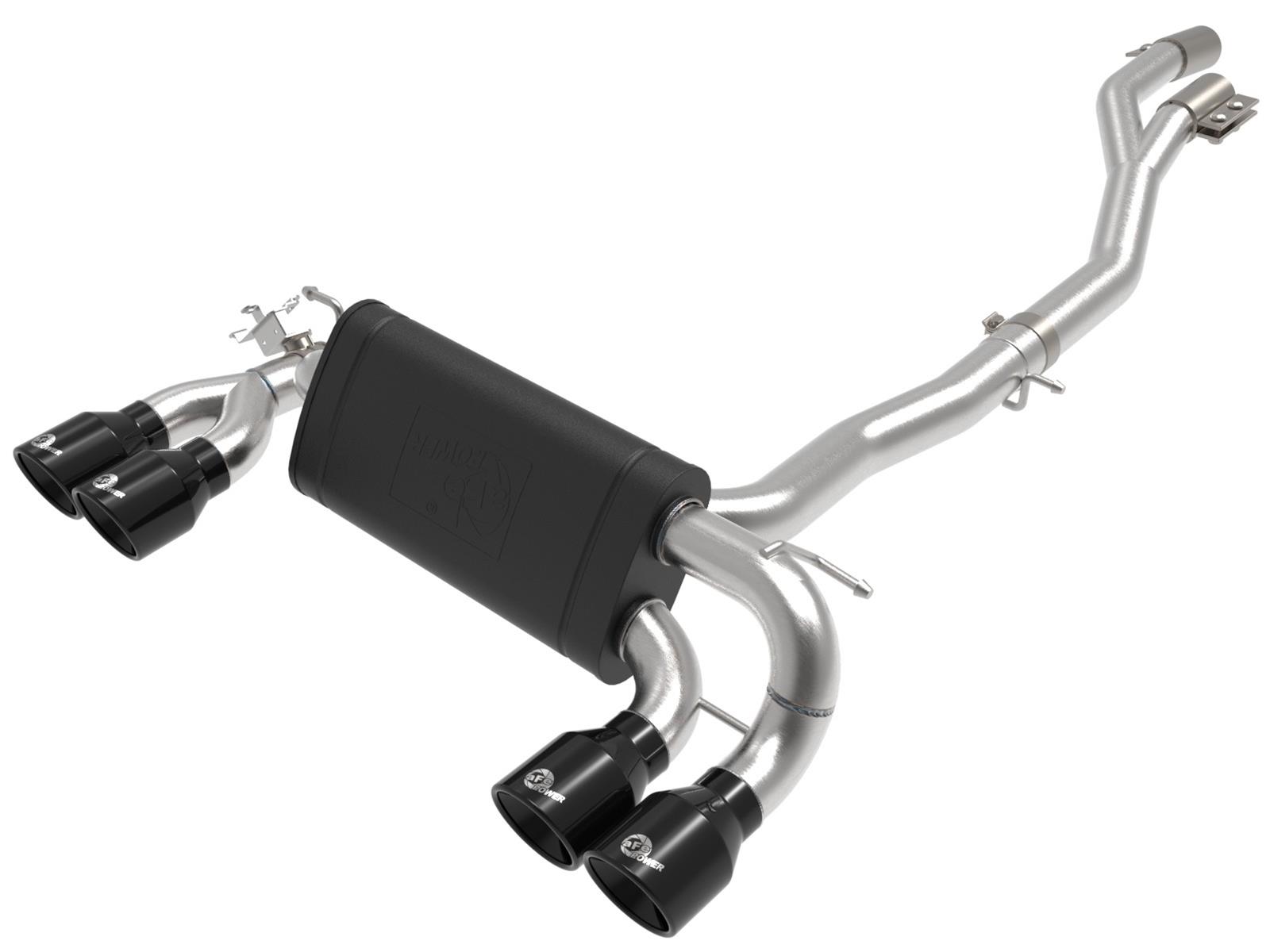 aFe MACH Force XP Exhausts Cat-Back SS 19-21 BMW M2 Competition L6-3.0L w/Black Tips thumbnail 5