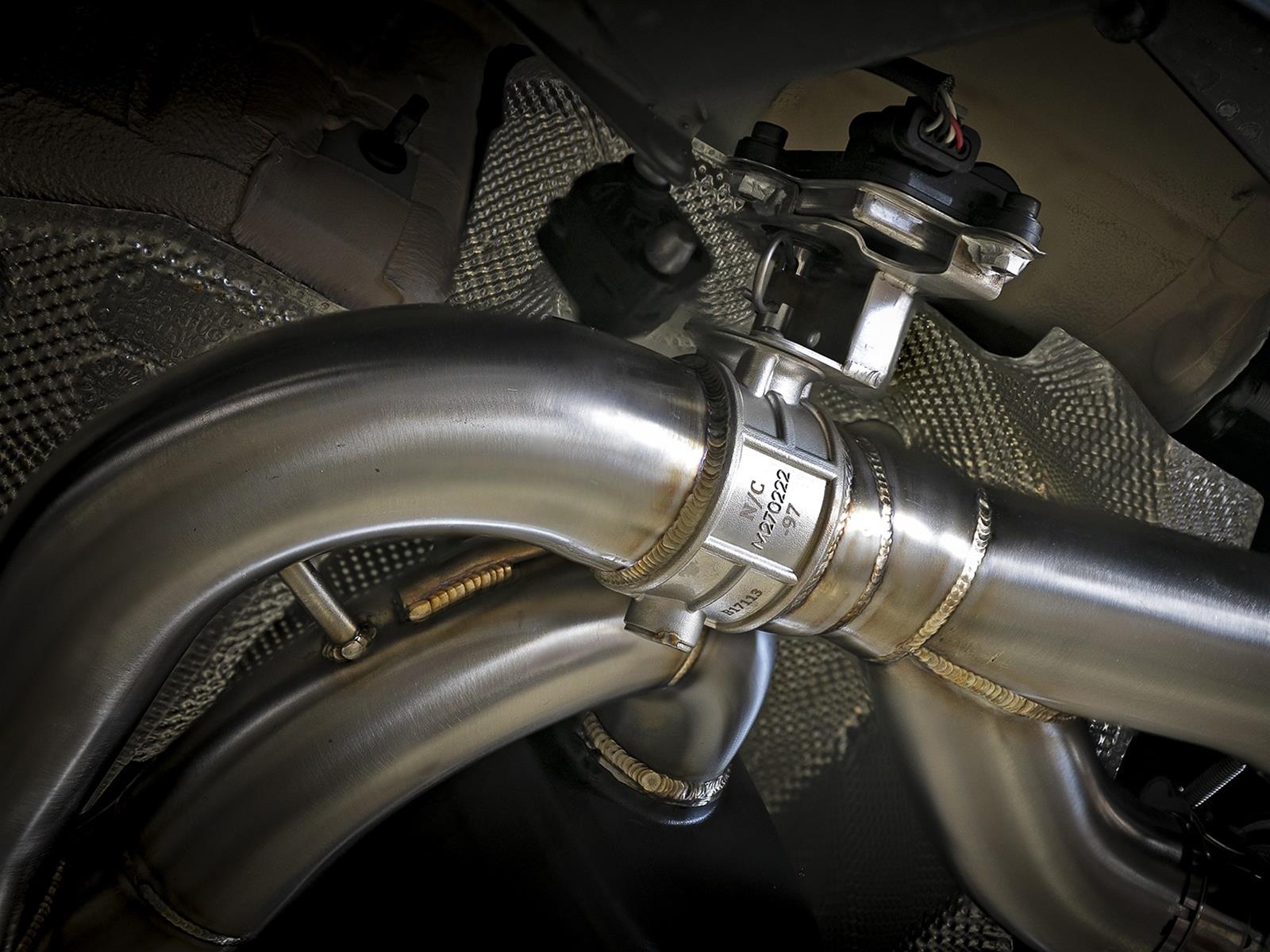 aFe MACH Force XP Exhausts Cat-Back SS 19-21 BMW M2 Competition L6-3.0L w/Polished Tips thumbnail 3