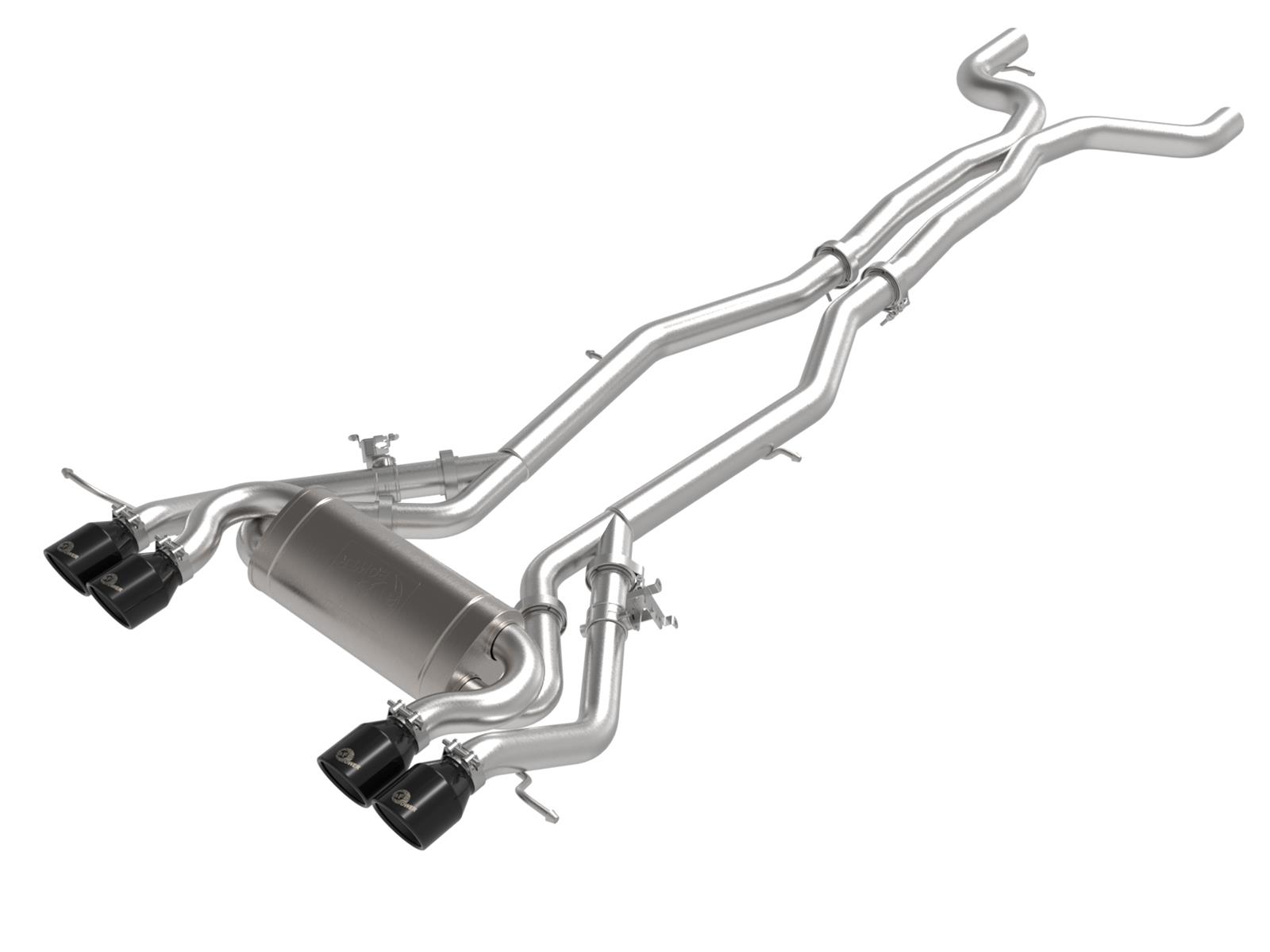 aFe MACH Force XP Exhausts Cat-Back SS 21 BMW M2 Competition L6-3.0L w/Black Tips