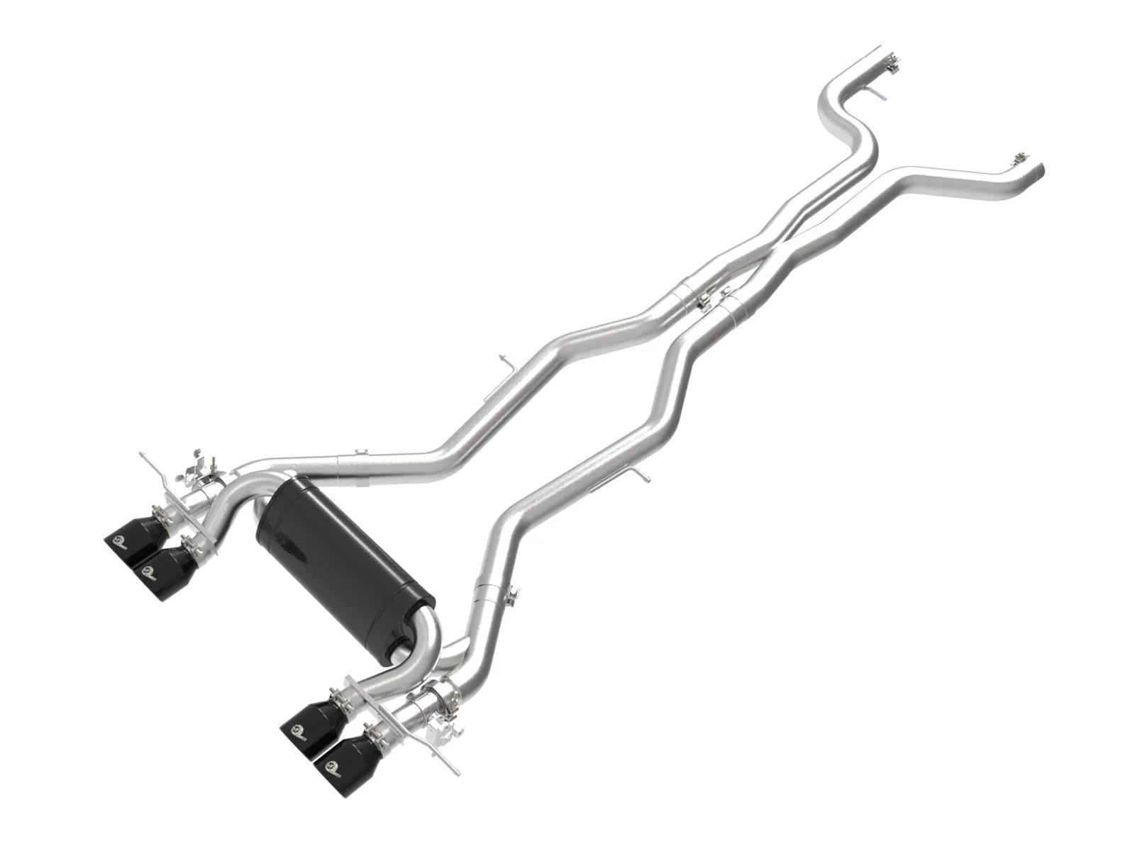 aFe 23-25 BMW M2 L6-3.0L (G87) MACH Force-Xp Cat-Back Exhaust w/ Black Tip thumbnail 2