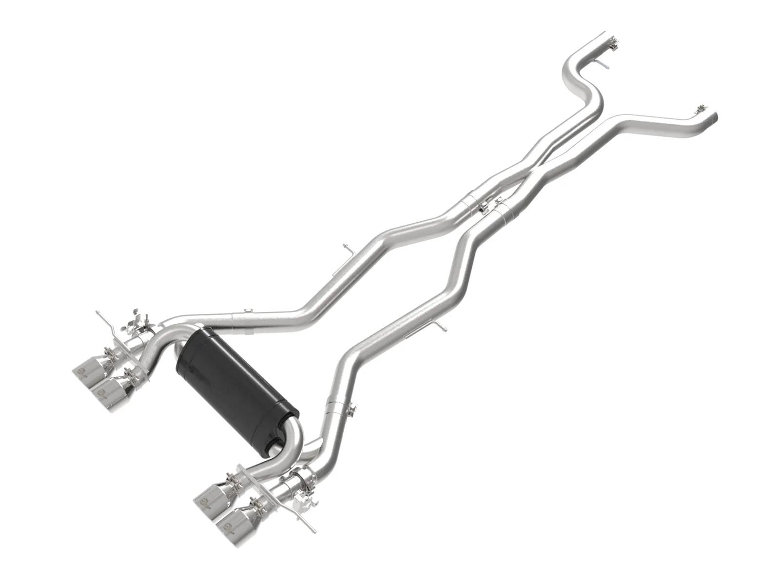 aFe 23-25 BMW M2 L6-3.0L (G87) MACH Force-Xp Cat-Back Exhaust w/ Polished Tip thumbnail 3