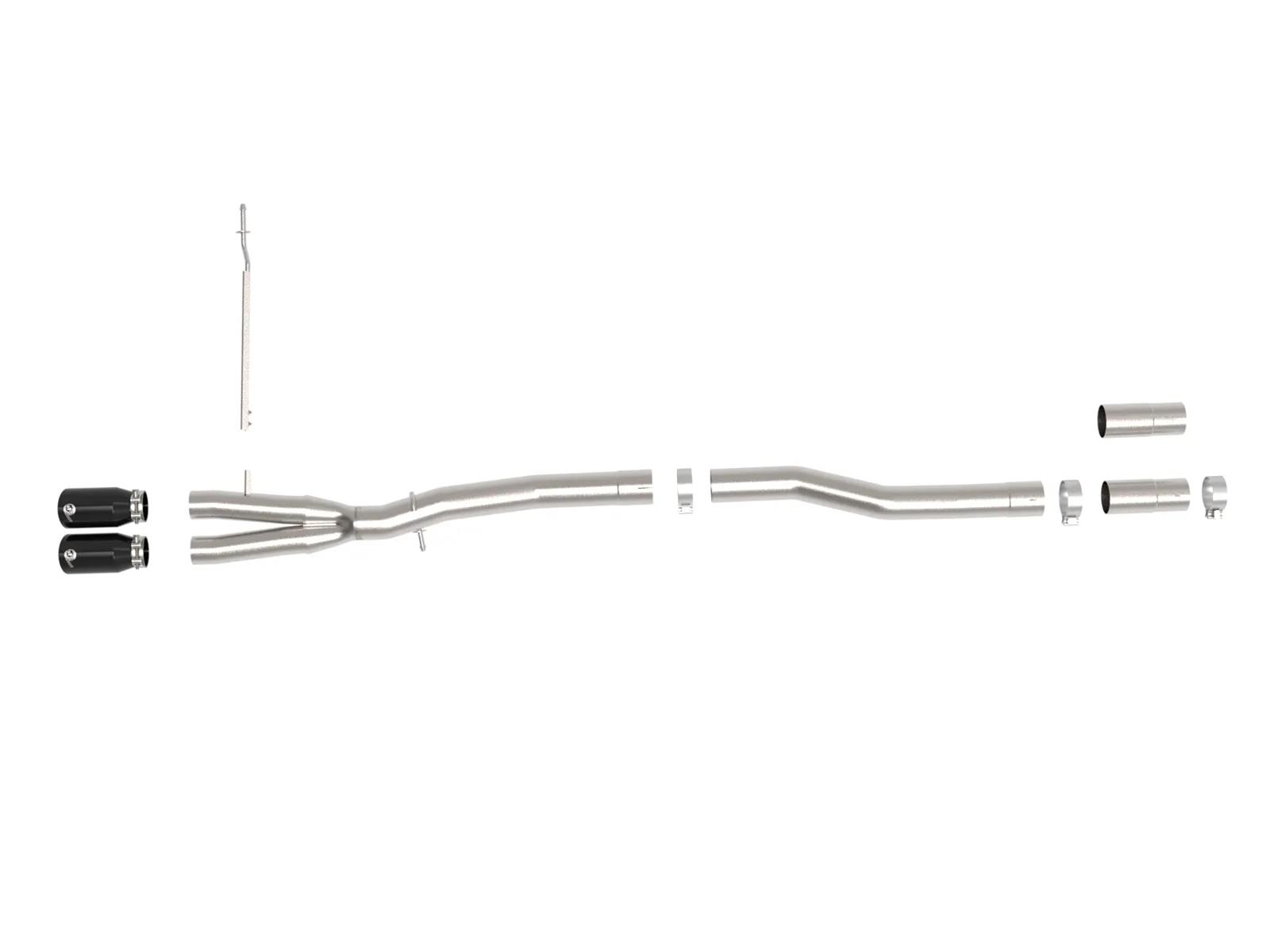 aFe 14-24 Mini Cooper S MACH Force-Xp 3in to 2-1/2in 304SS Cat-Back Exhaust w/ Black Tip thumbnail 7