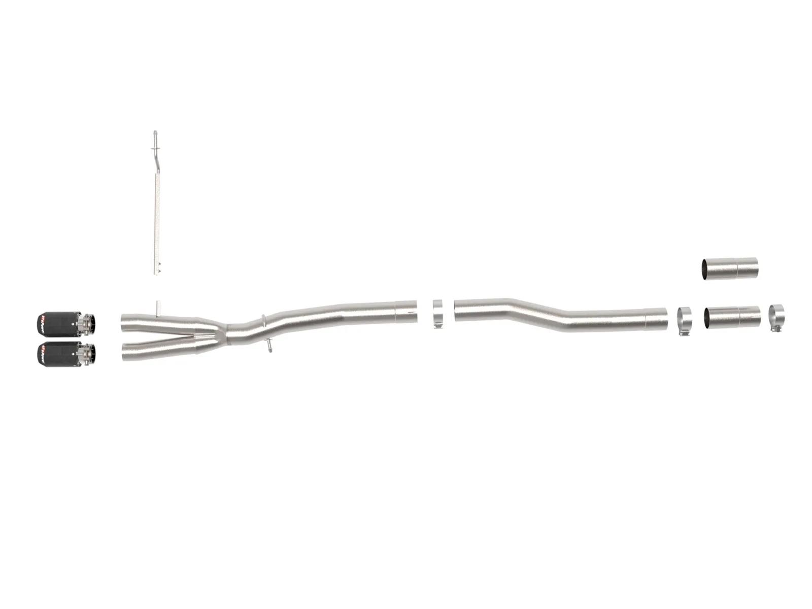 aFe 14-24 Mini Cooper S MACH Force-Xp 3in to 2-1/2in 304SS Cat-Back Exhaust w/ Carbon Fiber Tip thumbnail 7