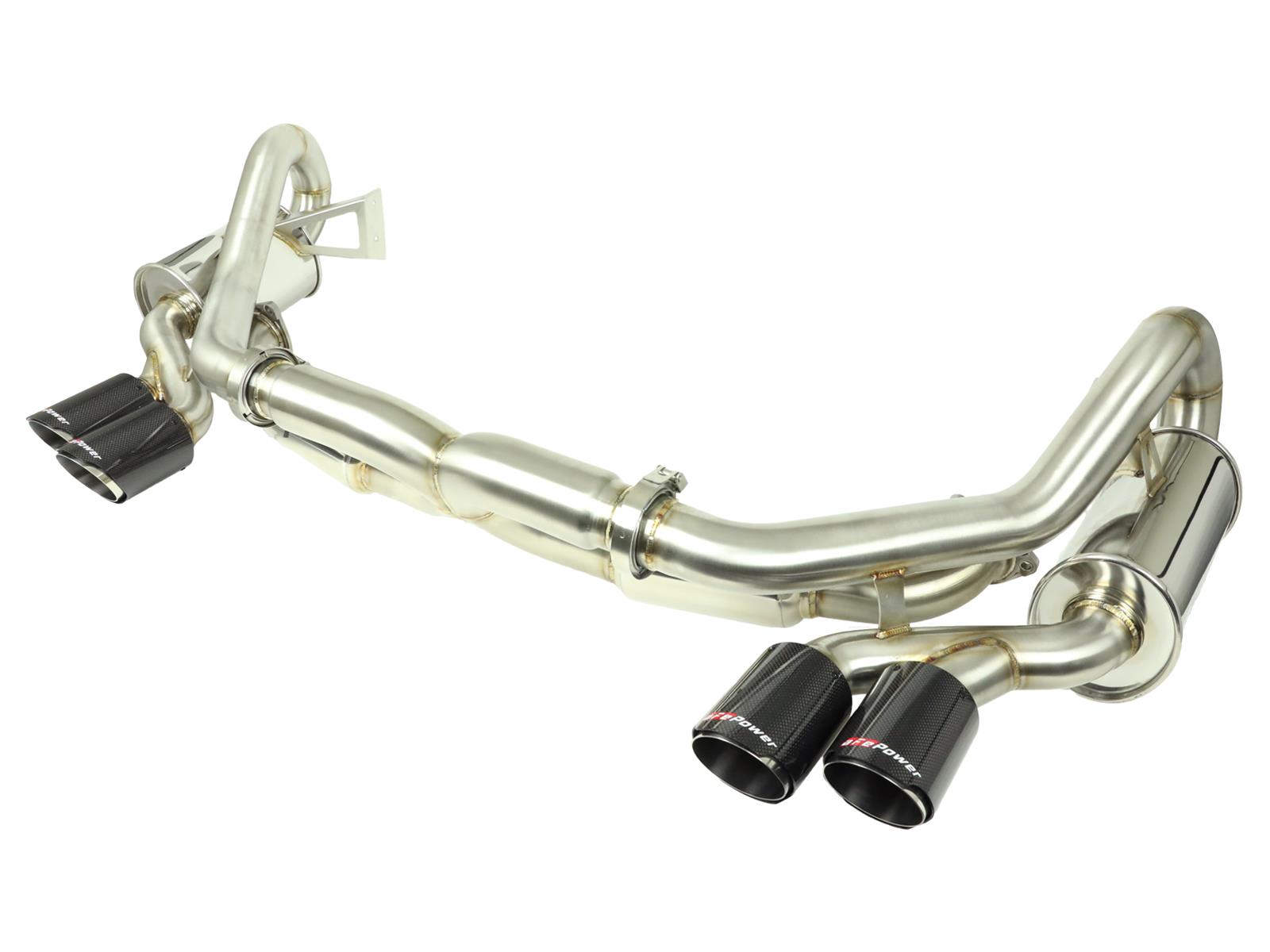 aFe MACH Force XP 12-16 Porsche 911 Carrera H6-3.8L SS-304 Cat-Back Exhaust w/Carbon Fiber Tips thumbnail 4