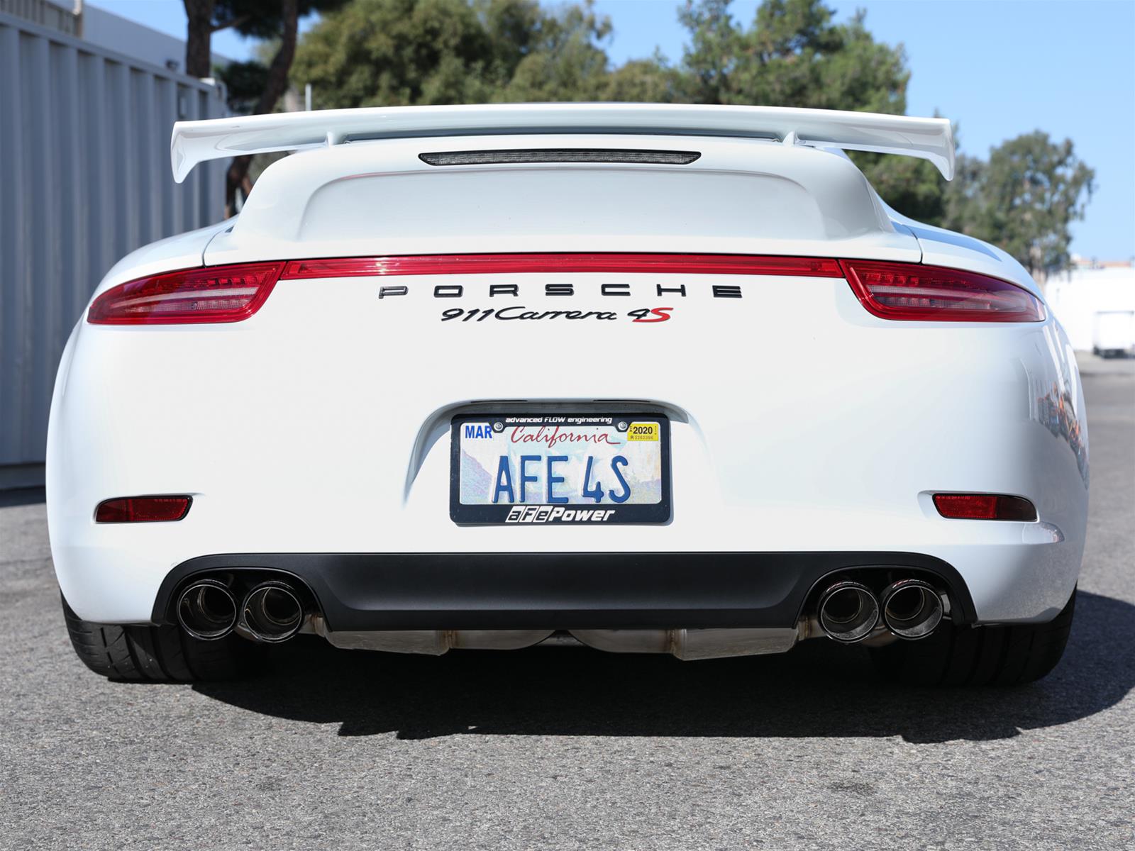 aFe MACH Force XP 12-16 Porsche 911 Carrera H6-3.8L SS-304 Cat-Back Exhaust w/Carbon Fiber Tips thumbnail 2