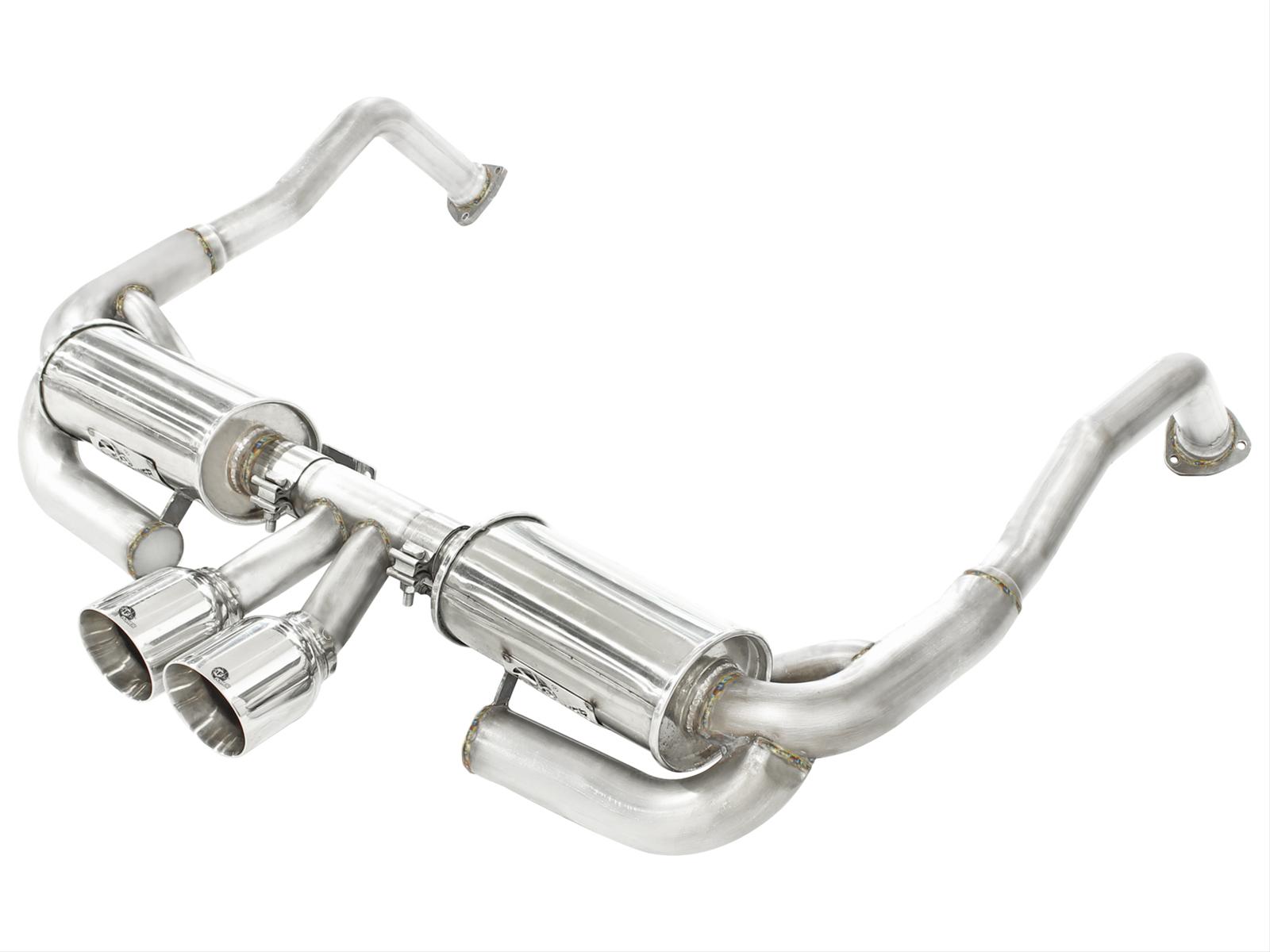 aFe ELITE 05-12 Porsche Boxster S (987.1-987.2) H6 3.4L 304SS Dual Cat-Back w/Dual Polished Tip Exht thumbnail 5