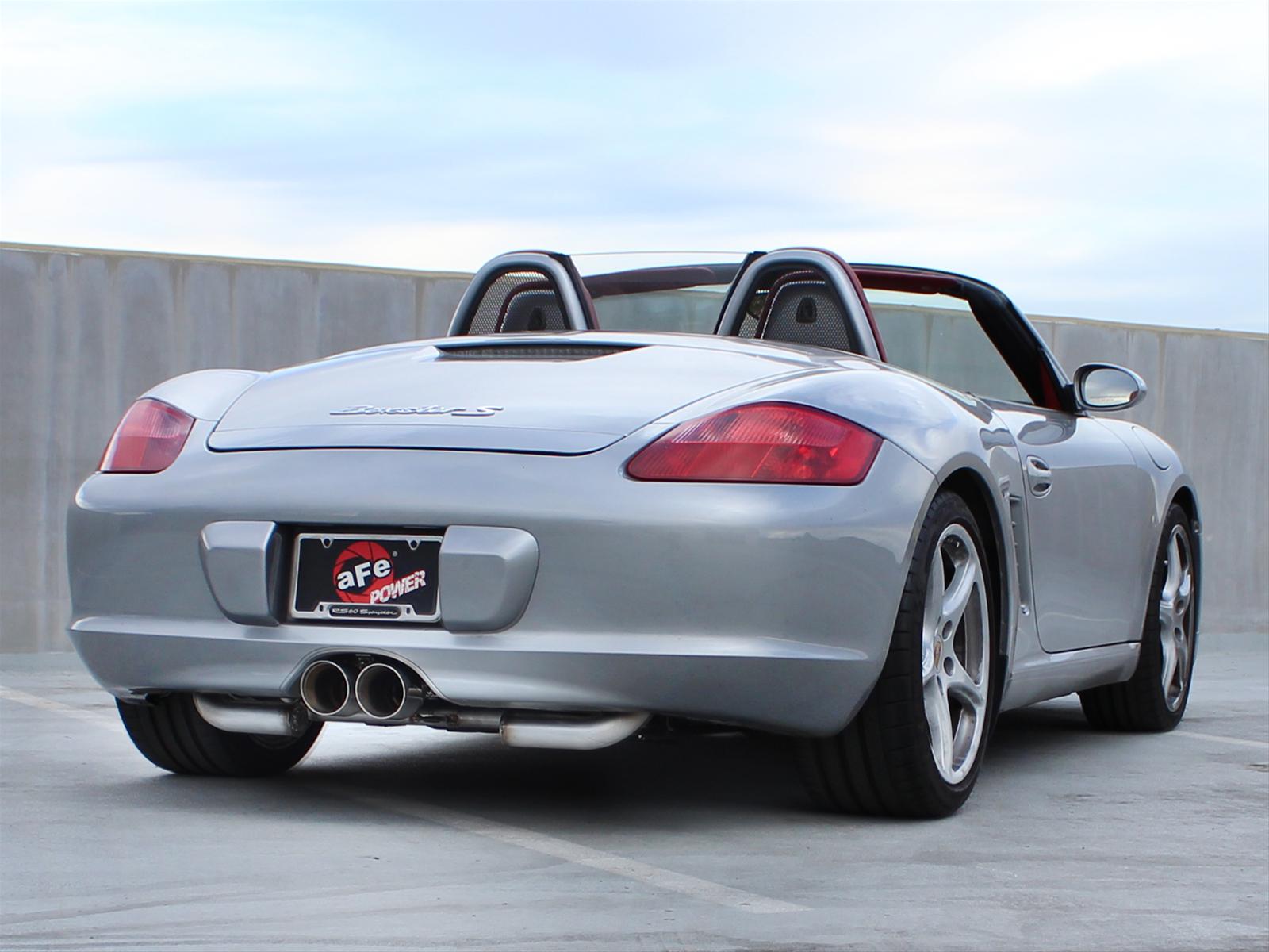 aFe ELITE 05-12 Porsche Boxster S (987.1-987.2) H6 3.4L 304SS Dual Cat-Back w/Dual Polished Tip Exht thumbnail 2