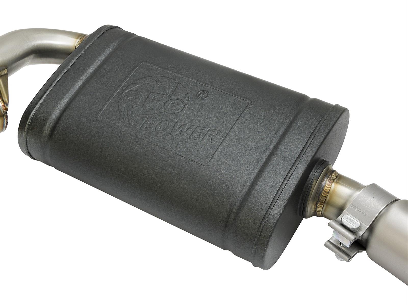 aFe MACH Force-Xp 2in 304 SS Cat-Back Exhaust w/Carbon Fiber Tips 13-16 Porsche Boxster 2.7L/3.4L thumbnail 2