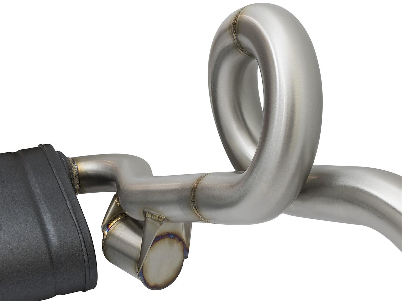 aFe MACH Force-Xp 2in 304 SS Cat-Back Exhaust w/Carbon Fiber Tips 13-16 Porsche Boxster 2.7L/3.4L thumbnail 5