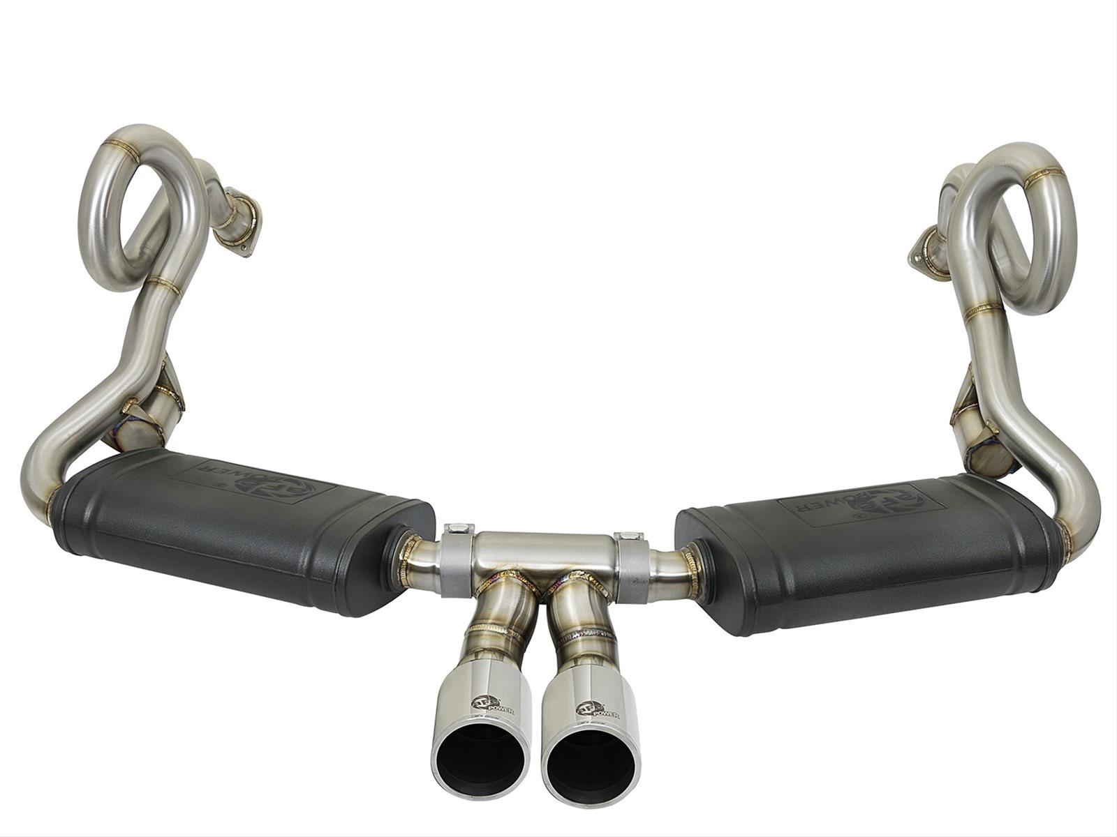 aFe MACH Force-Xp 2in 304 SS Cat-Back Exhaust w/Polished Tips 13-16 Porsche Boxster/Cayman 2.7L/3.4L thumbnail 7
