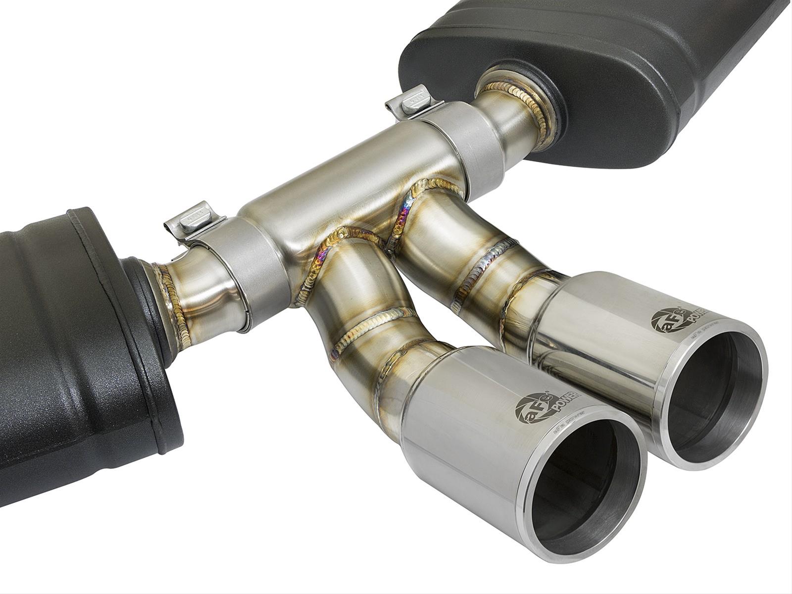 aFe MACH Force-Xp 2in 304 SS Cat-Back Exhaust w/Polished Tips 13-16 Porsche Boxster/Cayman 2.7L/3.4L thumbnail 3
