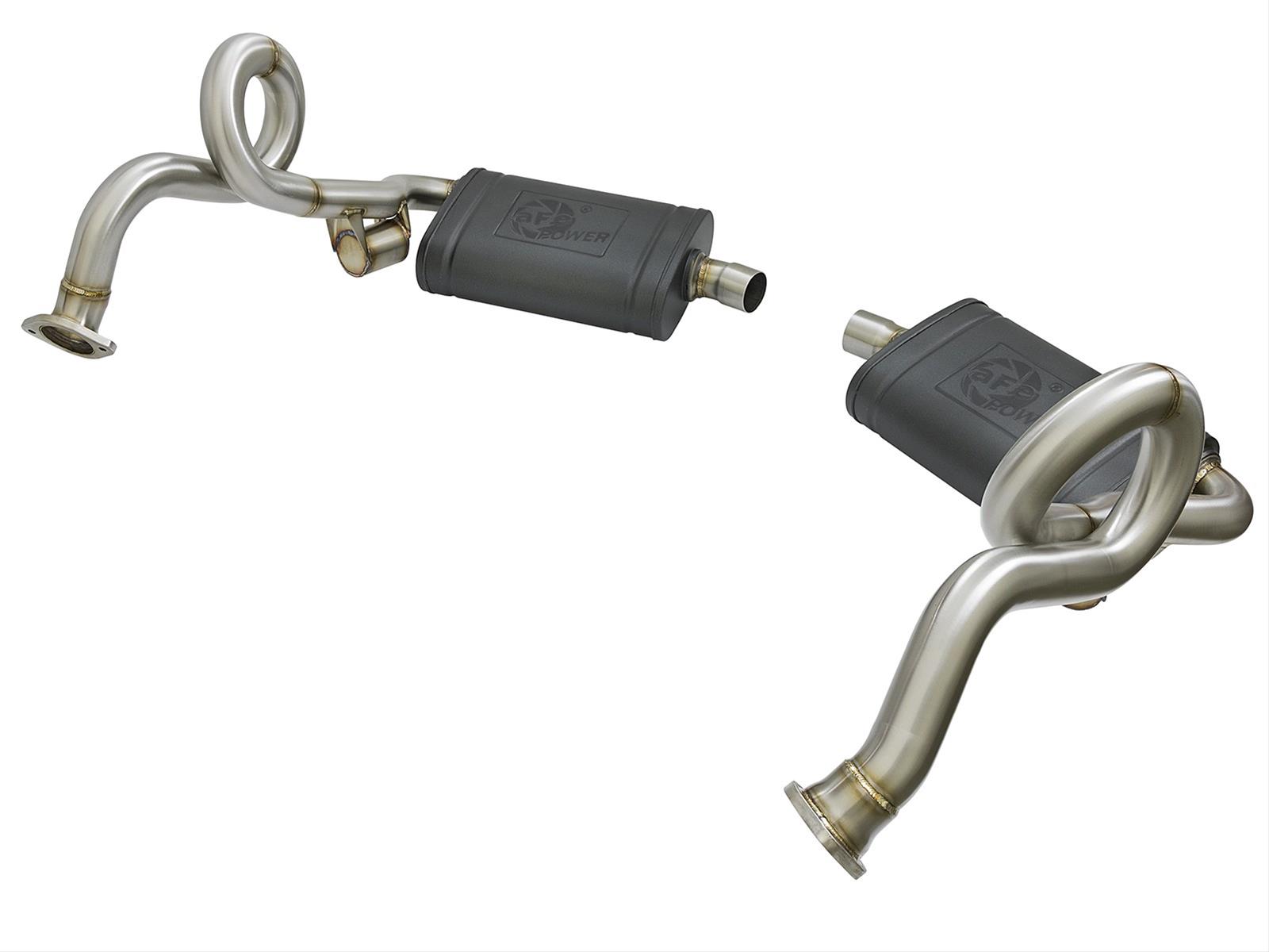 aFe MACH Force XP 13-15 Porsche Cayman S/Boxster S (981) H6-3.4L 2-2.5in. SS Cat-Back Exhaust System thumbnail 4