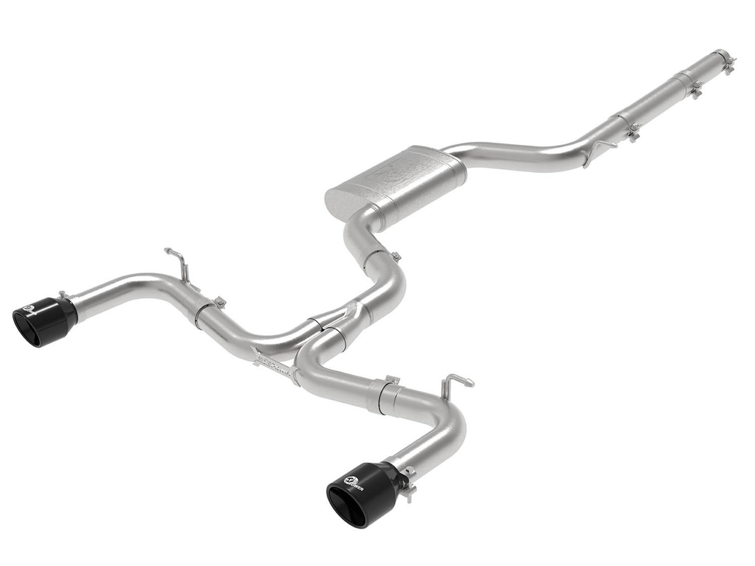 aFe MACH Force XP 3in-2.5in SS Exhaust Cat-Back 15-17 Volkswagen GTI (MKVII) L4-2.0L (t) - Black