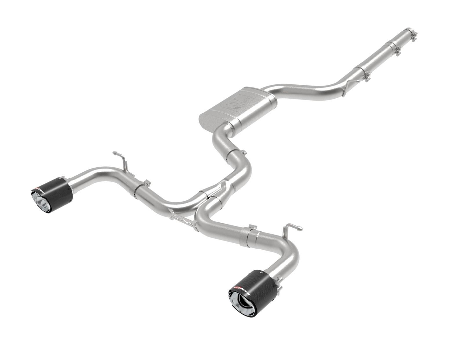 aFe MACH Force XP 3in-2.5in SS Exhaust Cat-Back 18-19 Volkswagen GTI (MK7.5) L4-2.0L (t) - Carbon