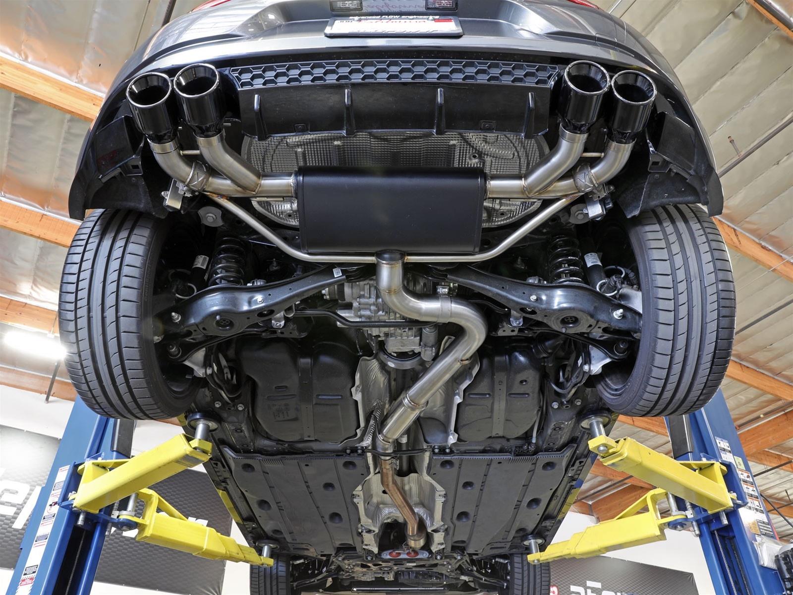 aFe POWER MACH Force-Xp 15-19 Volkswagen Golf R L4-2.0L(T) 304 SS Cat-Back Exhaust System - Carbon