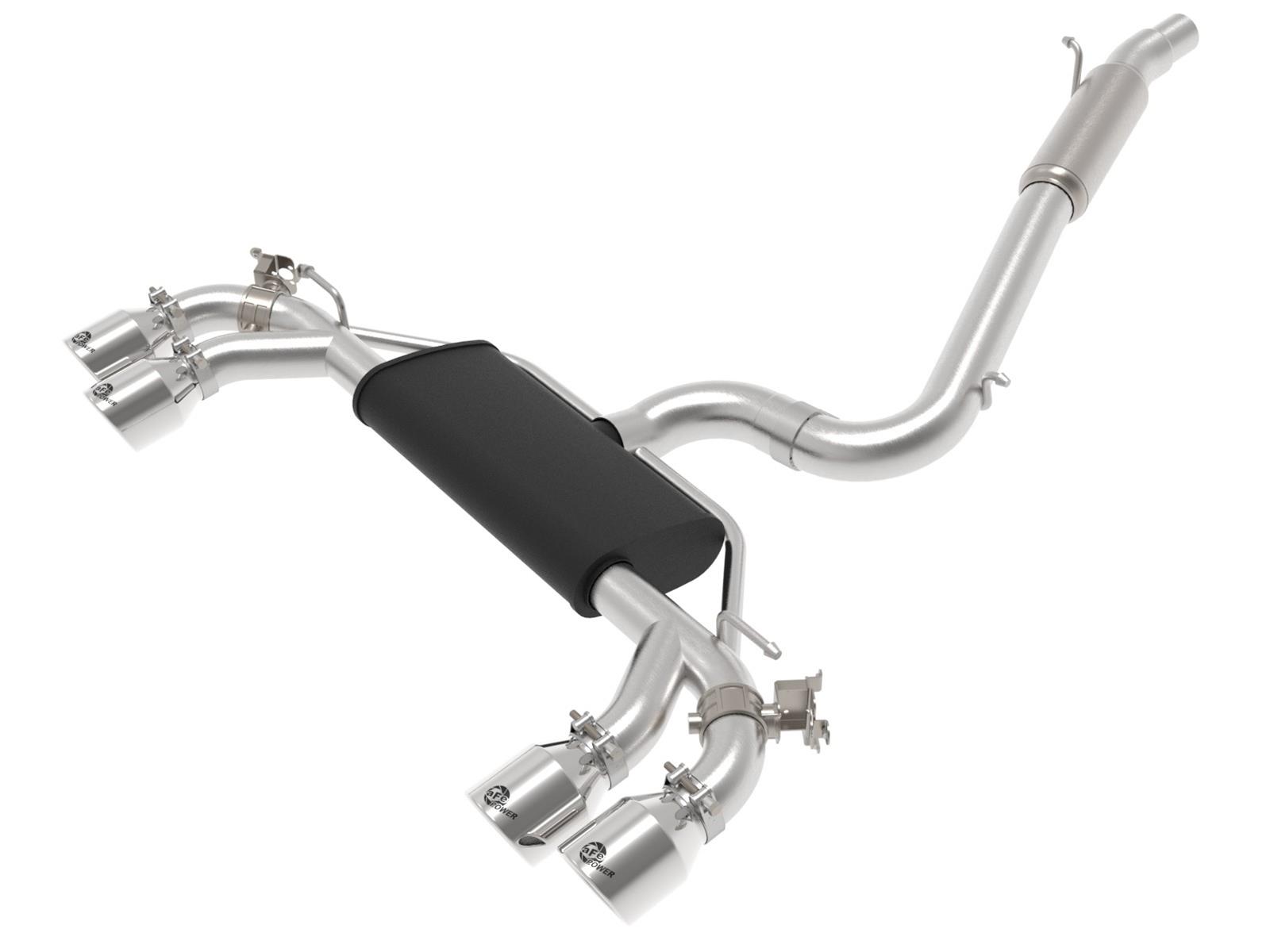 aFe POWER MACH Force-Xp 15-19 Volkswagen Golf R L4-2.0L(T) 304 SS Cat-Back Exhaust System - Polished thumbnail 5