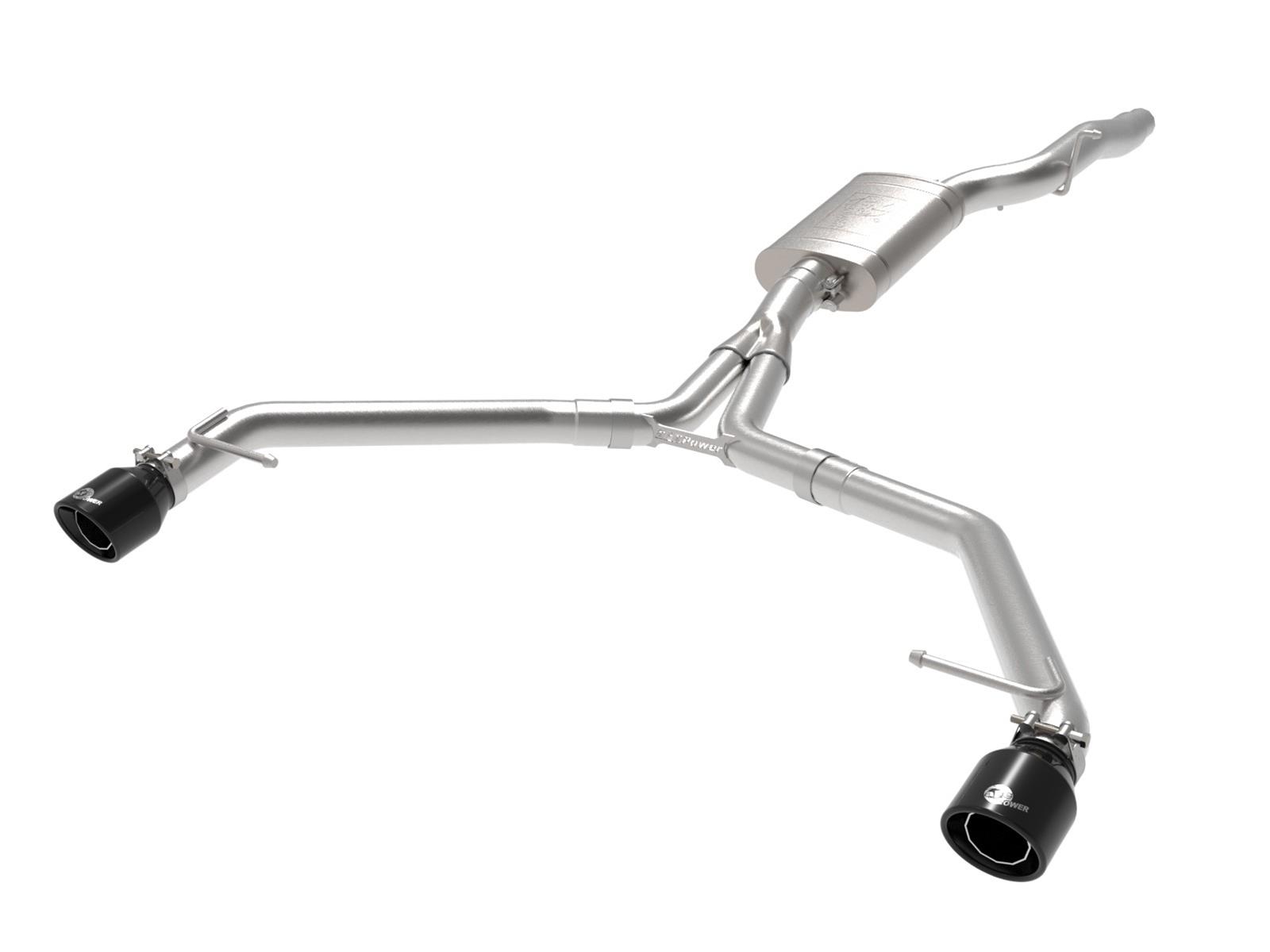 aFe MACH Force-Xp 13-16 Audi Allroad L4 SS Axle-Back Exhaust w/ Black Tips thumbnail 6