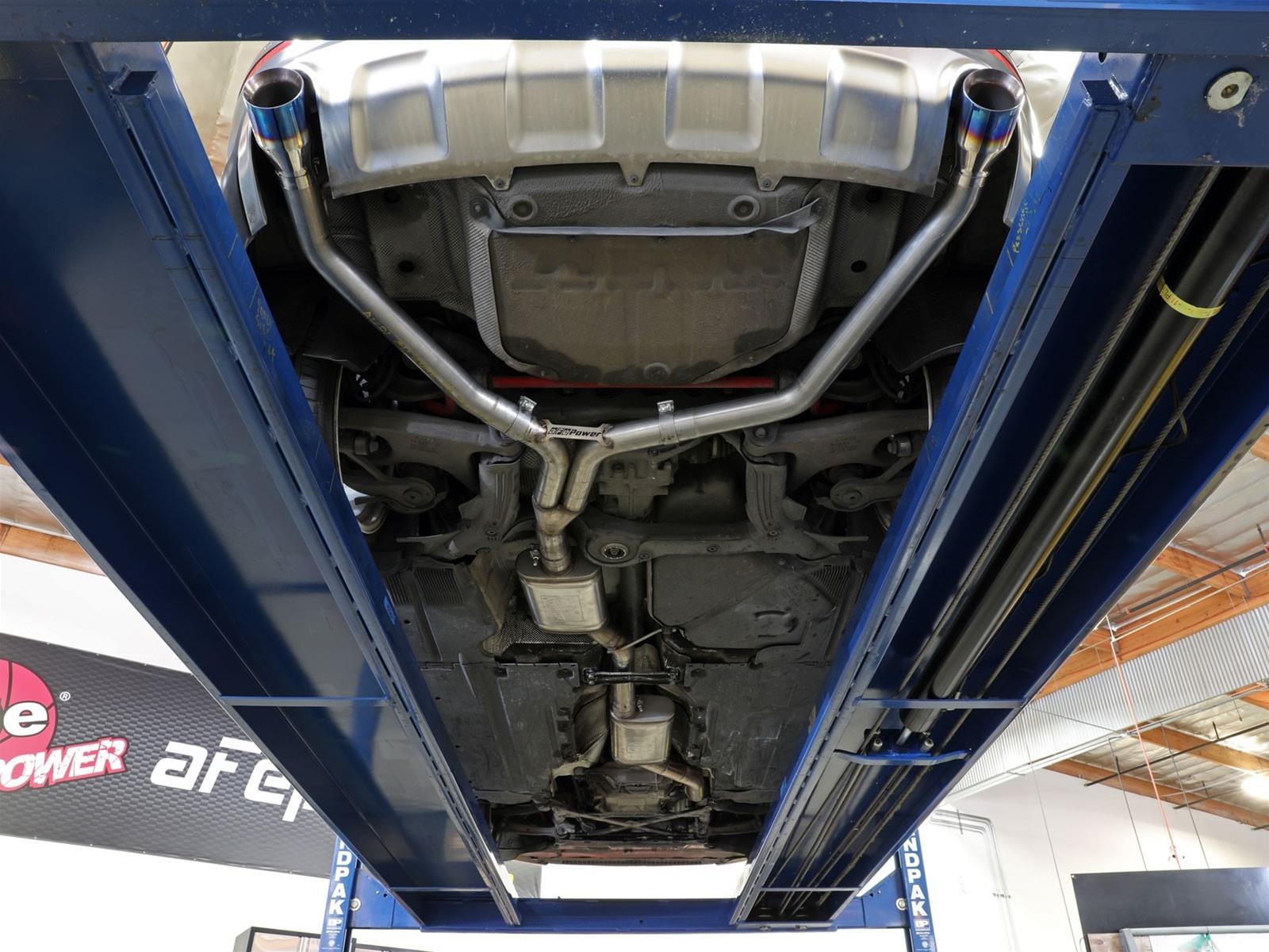 aFe MACH Force-Xp 13-16 Audi Allroad L4 SS Cat-Back Exhaust w/Black Tips thumbnail 3