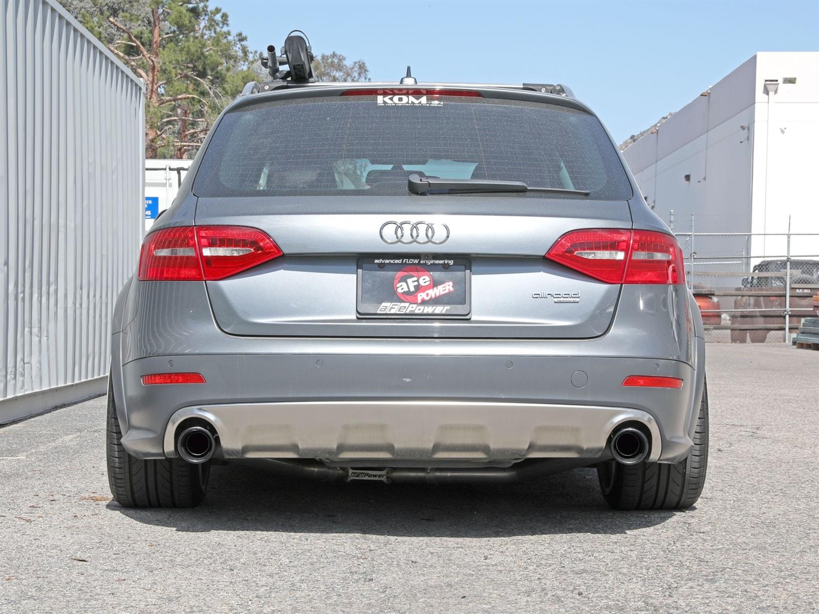 aFe MACH Force-Xp 13-16 Audi Allroad L4 SS Cat-Back Exhaust w/Black Tips thumbnail 2