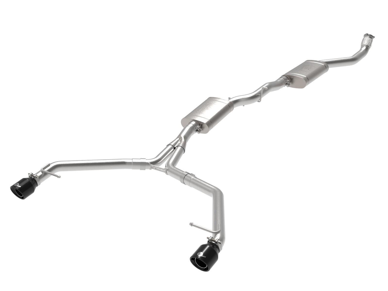 aFe MACH Force-Xp 13-16 Audi Allroad L4 SS Cat-Back Exhaust w/Black Tips thumbnail 5