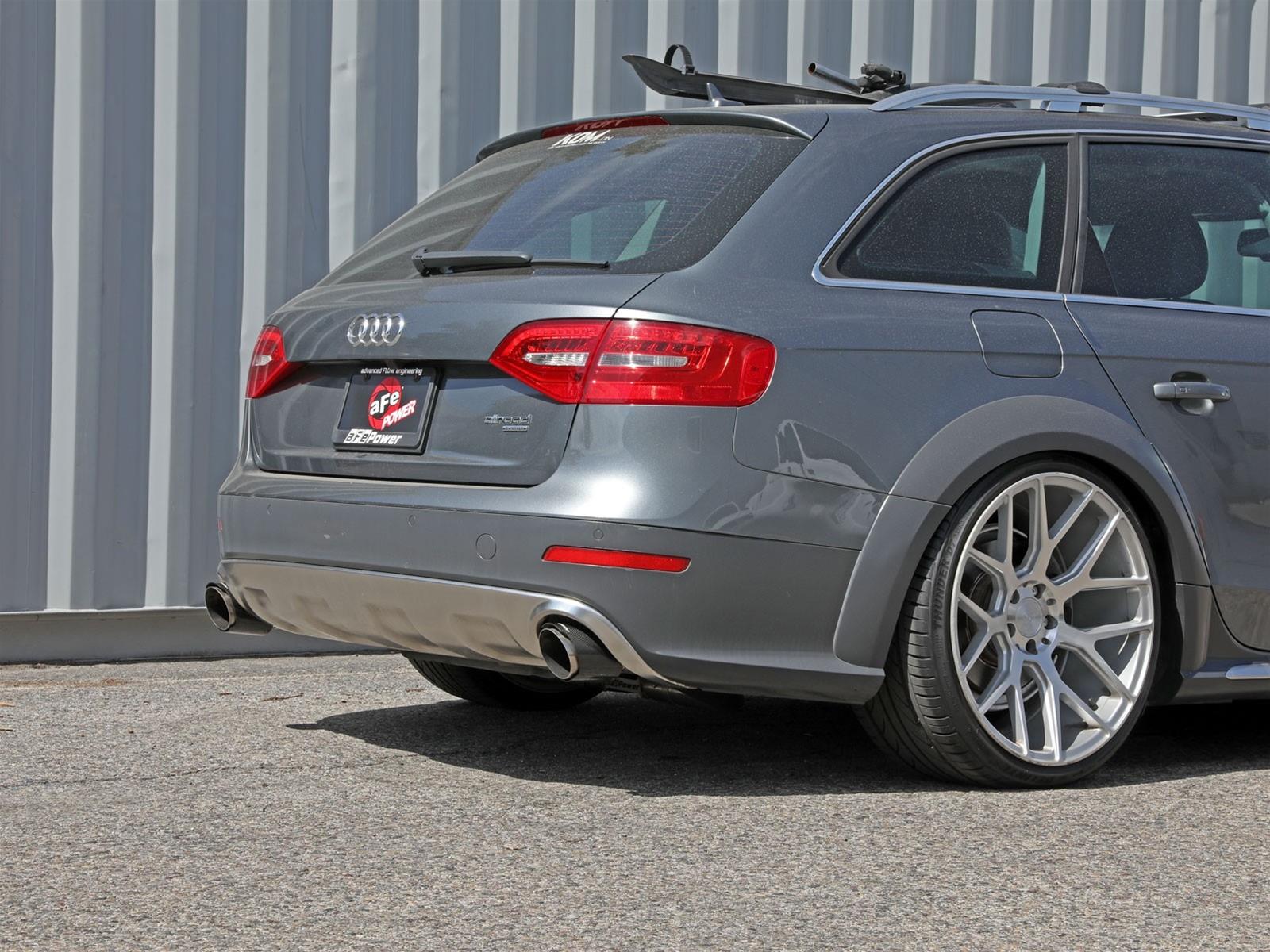aFe MACH Force-Xp 13-16 Audi Allroad L4 SS Cat-Back Exhaust w/ Carbon Tips thumbnail 2