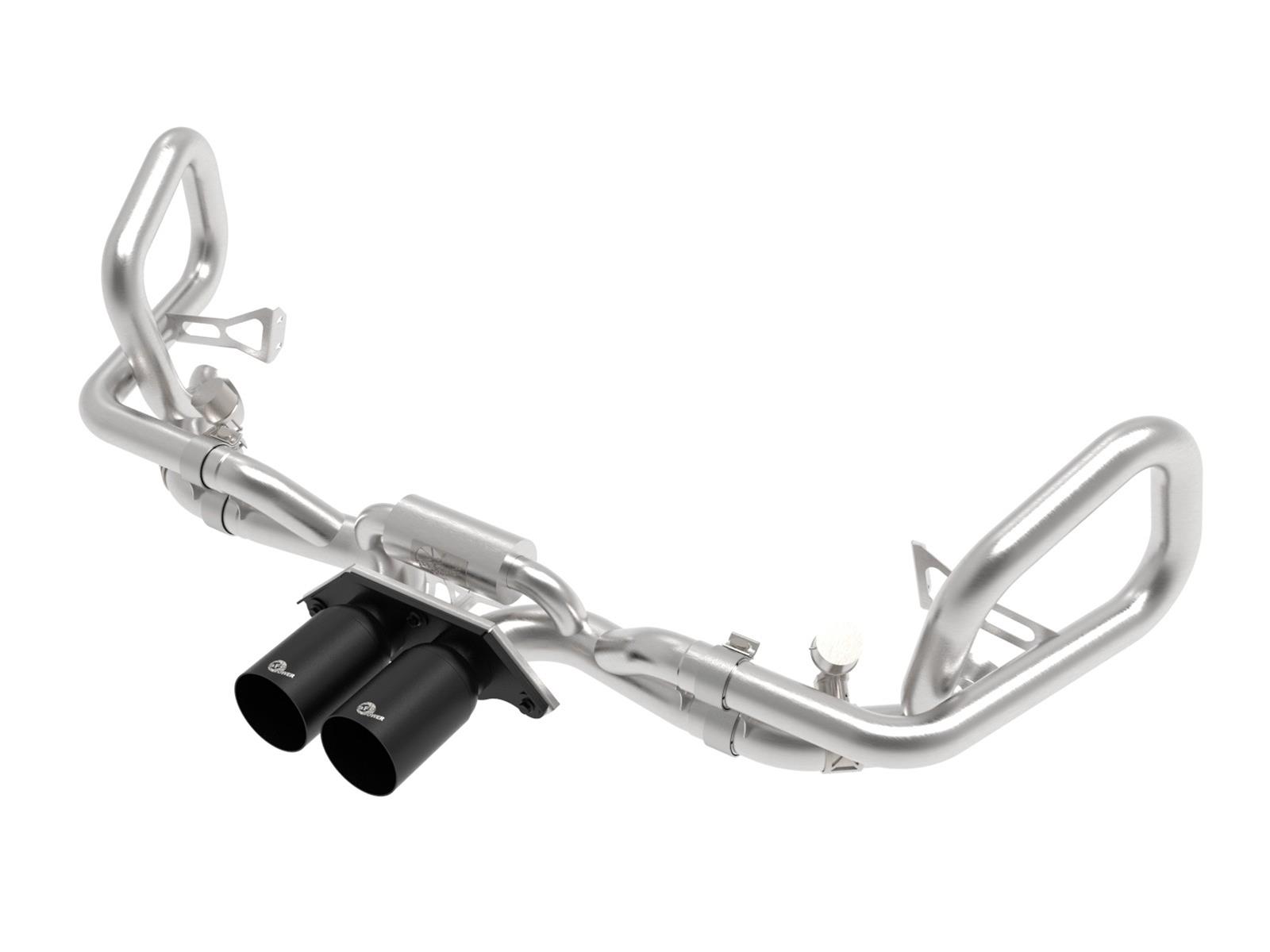 aFe 14-16 Porsche 911 GT3 991.1 H6 3.8L MACH Force-Xp 304 SS Cat-Back Exhaust System w/ Black Tips thumbnail 4