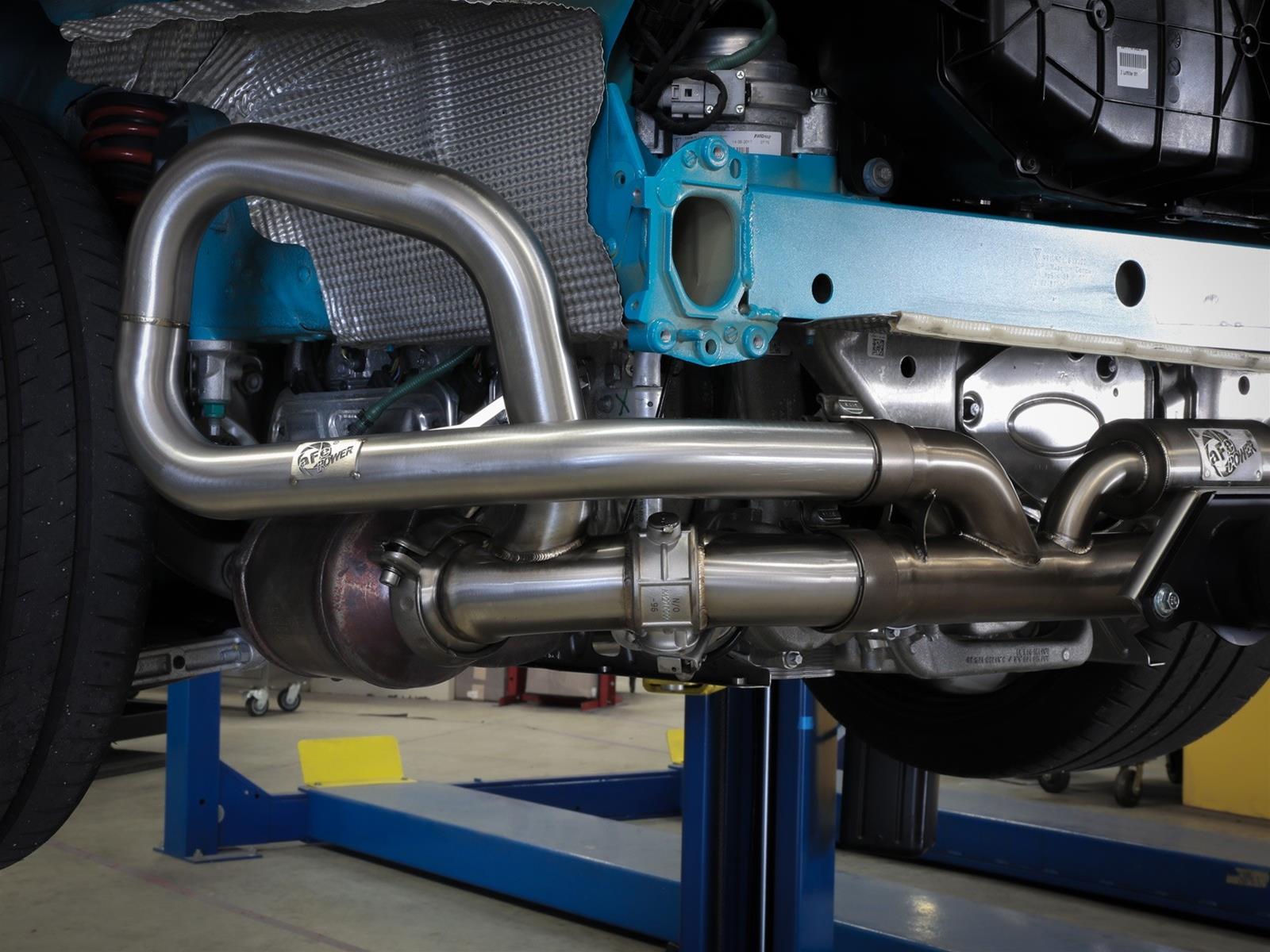 aFe 14-16 Porsche 911 GT3 991.1 H6 3.8L MACH Force-Xp 304 SS Cat-Back Exhaust System w/ Black Tips