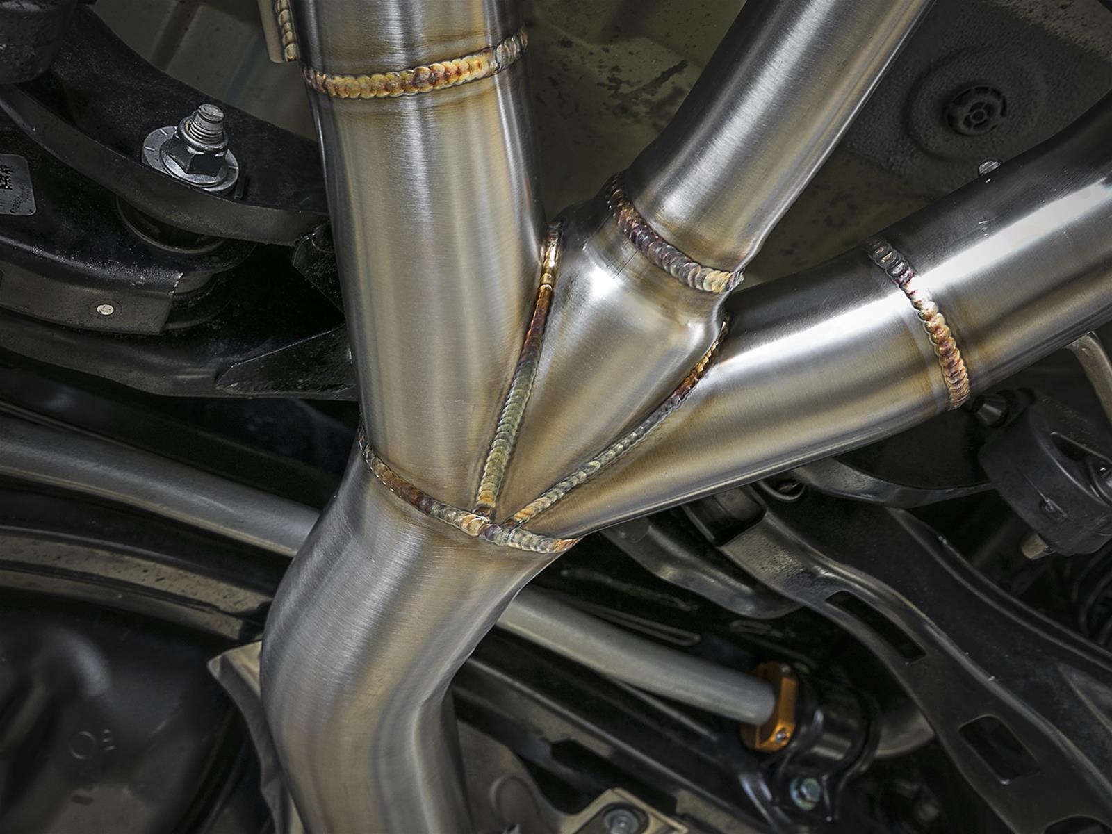 aFe Takeda 3in 304 SS Cat-Back Exhaust w/ Carbon Fiber Tips 17-18 Honda Civic Type R L4 2.0L (t) thumbnail 2