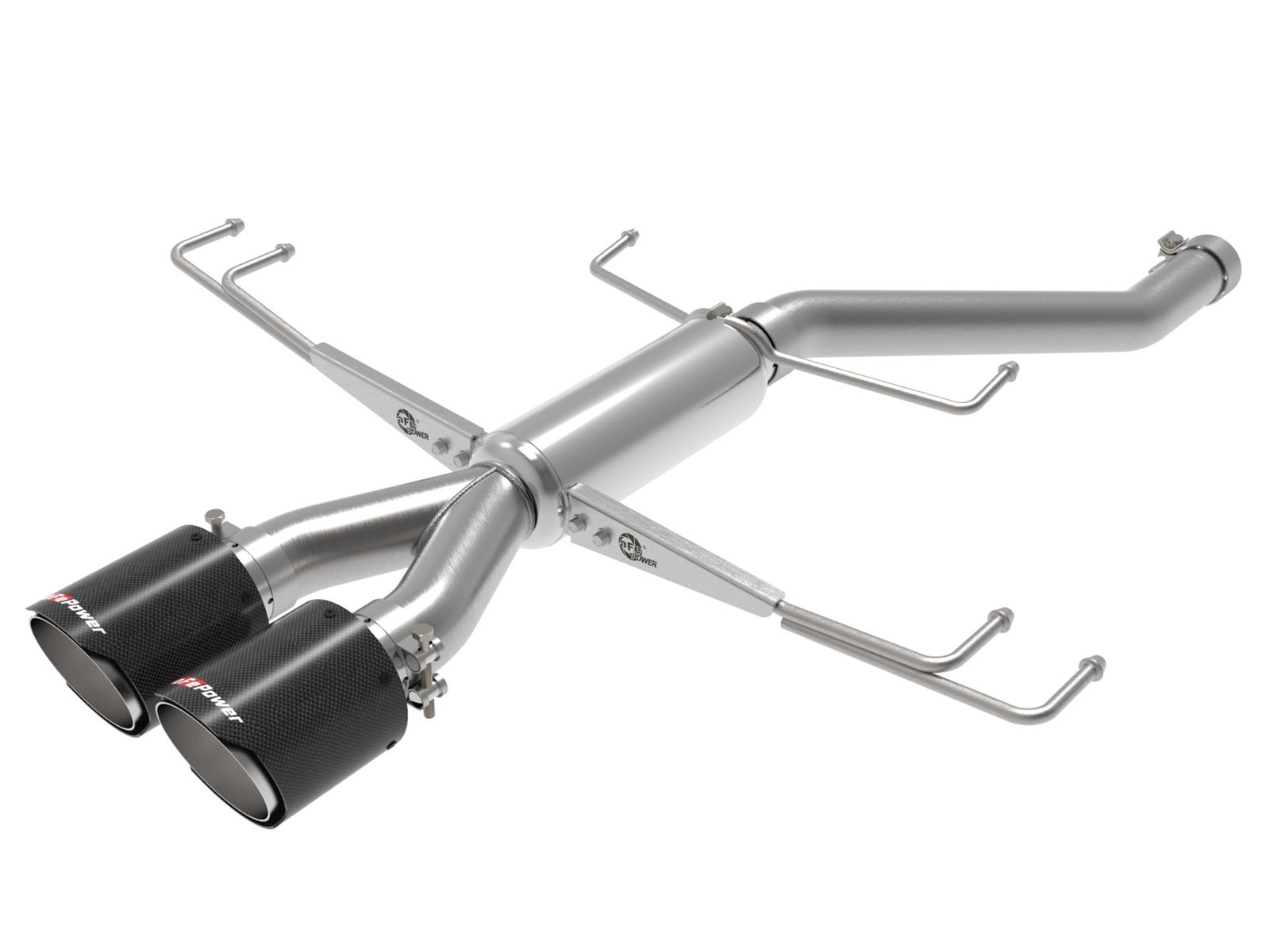 aFe Takeda 2.5in 304SS Axle-Back Exhaust System 17-19 Honda Civic Type R L4-2.0L (t) thumbnail 3