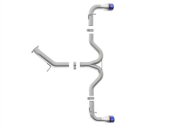 aFe Takeda 3-2.5in 304SS Axle-Back Exh Sys w/Blue Flame Tip 2018 Hyundai Elantra GT Sport I4-1.6L(t) thumbnail 6
