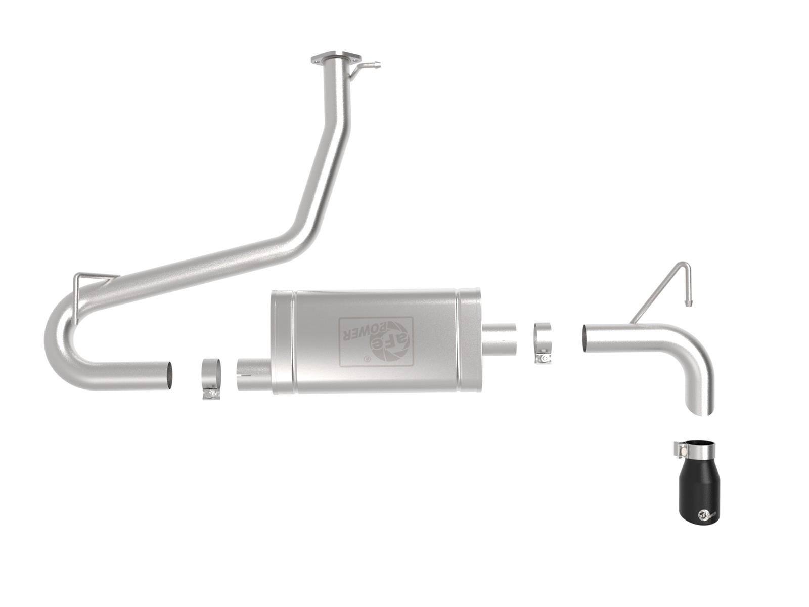 aFe Takeda 2.5in 304 SS Axle-Back Exhaust w/ Black Tips 18-22 Hyundai Kona L4-1.6L (t) AWD thumbnail 6