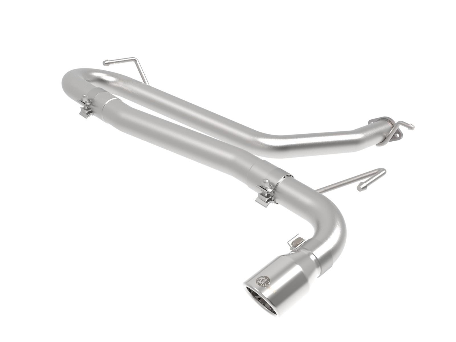 aFe Takeda 2.5in 304 SS Axle-Back Exhaust w/o Muffler w/Polish Tip 18-22 Hyundai Kona L4-1.6L(t) AWD thumbnail 5