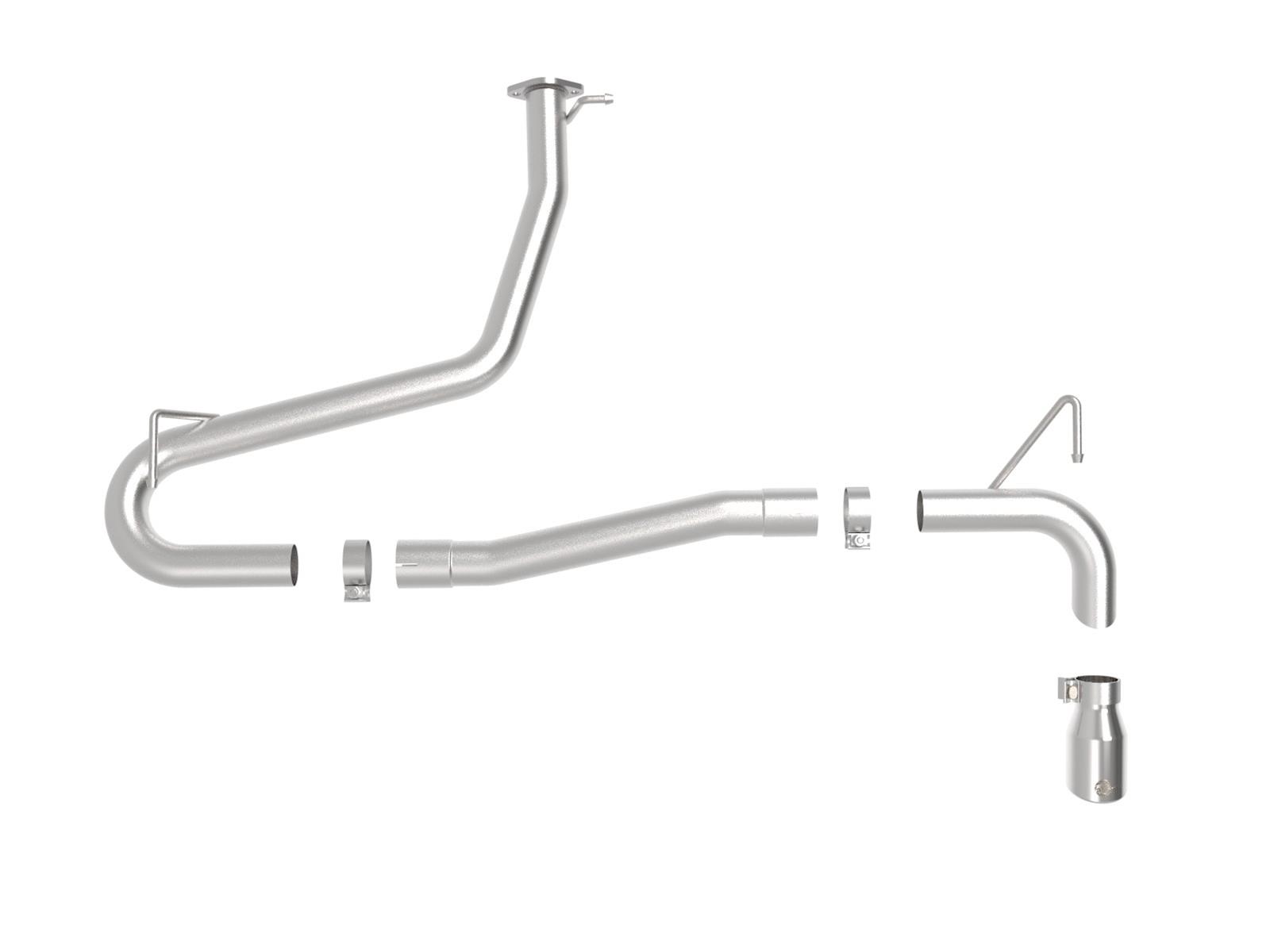 aFe Takeda 2.5in 304 SS Axle-Back Exhaust w/o Muffler w/Polish Tip 18-22 Hyundai Kona L4-1.6L(t) AWD thumbnail 6