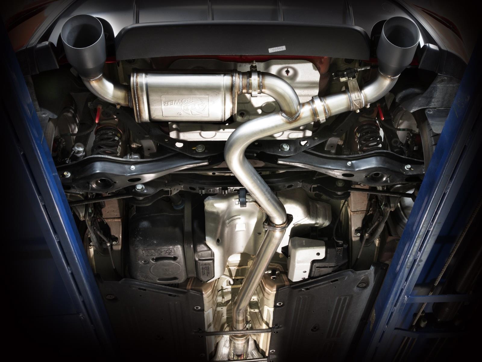 aFe 22-23 Hyundai Kona N L4 2.0L (t) Takeda 3in 304 SS Axle-Back Exhaust System w/ Polished Tips thumbnail 3