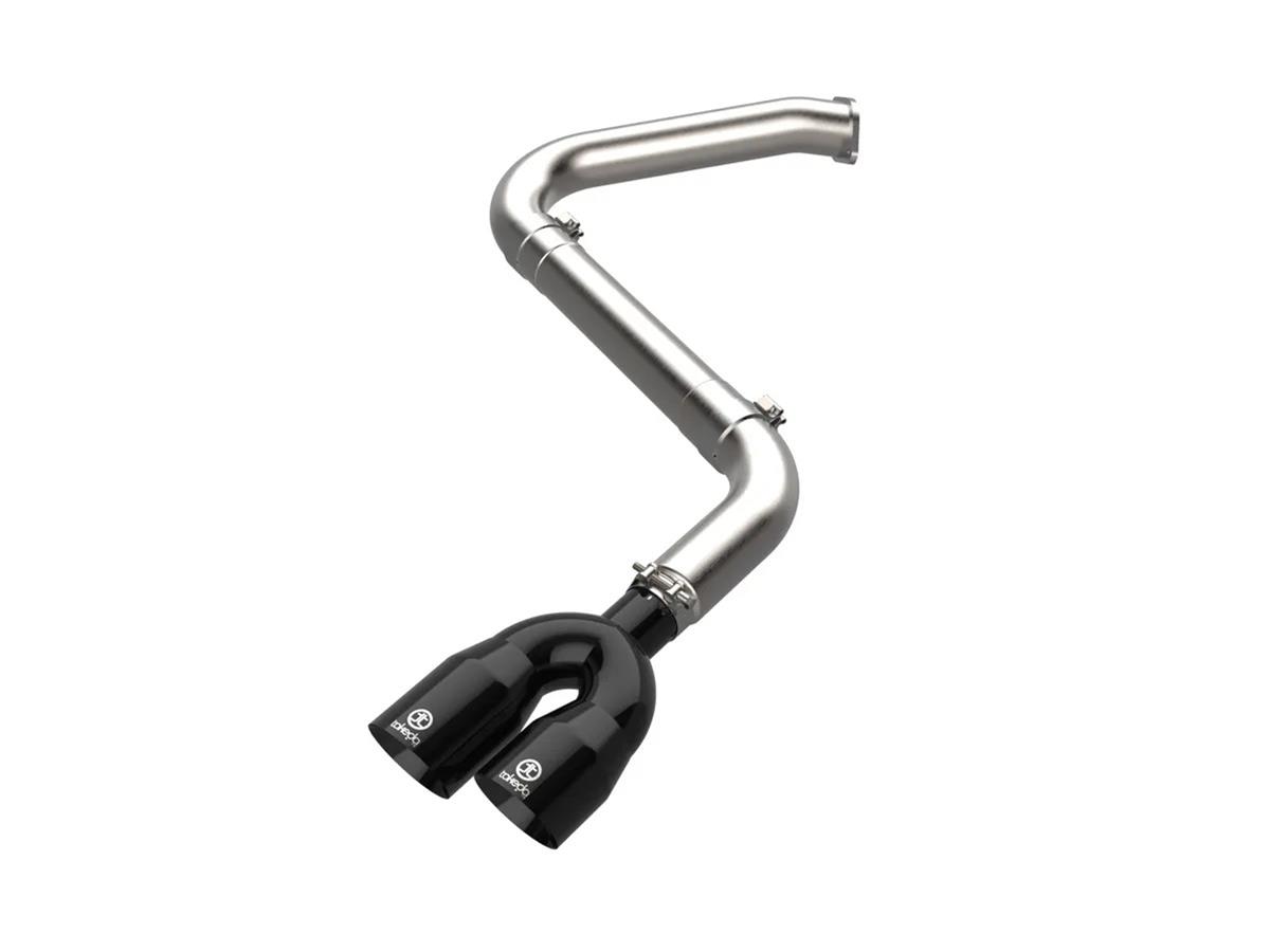 AFE Power Exhaust Systems 49-37045-B Takeda 3 IN 304 Stainless Steel Axle-Back w/ Black Tip Hyundai Elantra N Line 21-25 L4-1.6L (t)