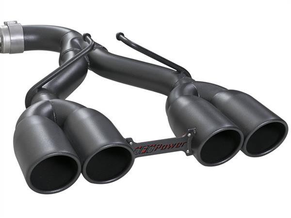 aFe Rebel Series 2.5in 304 SS Cat-Back Exhaust w/ Black Tip 18-20 Jeep Wrangler (JL) thumbnail 5