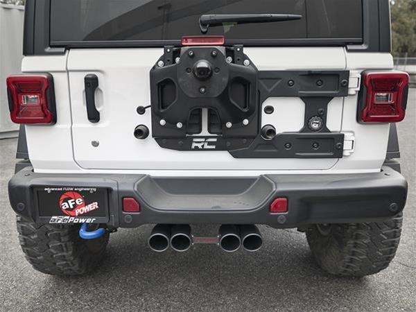 aFe Rebel Series 2.5in 304 SS Cat-Back Exhaust w/ Black Tip 18-20 Jeep Wrangler (JL) thumbnail 3