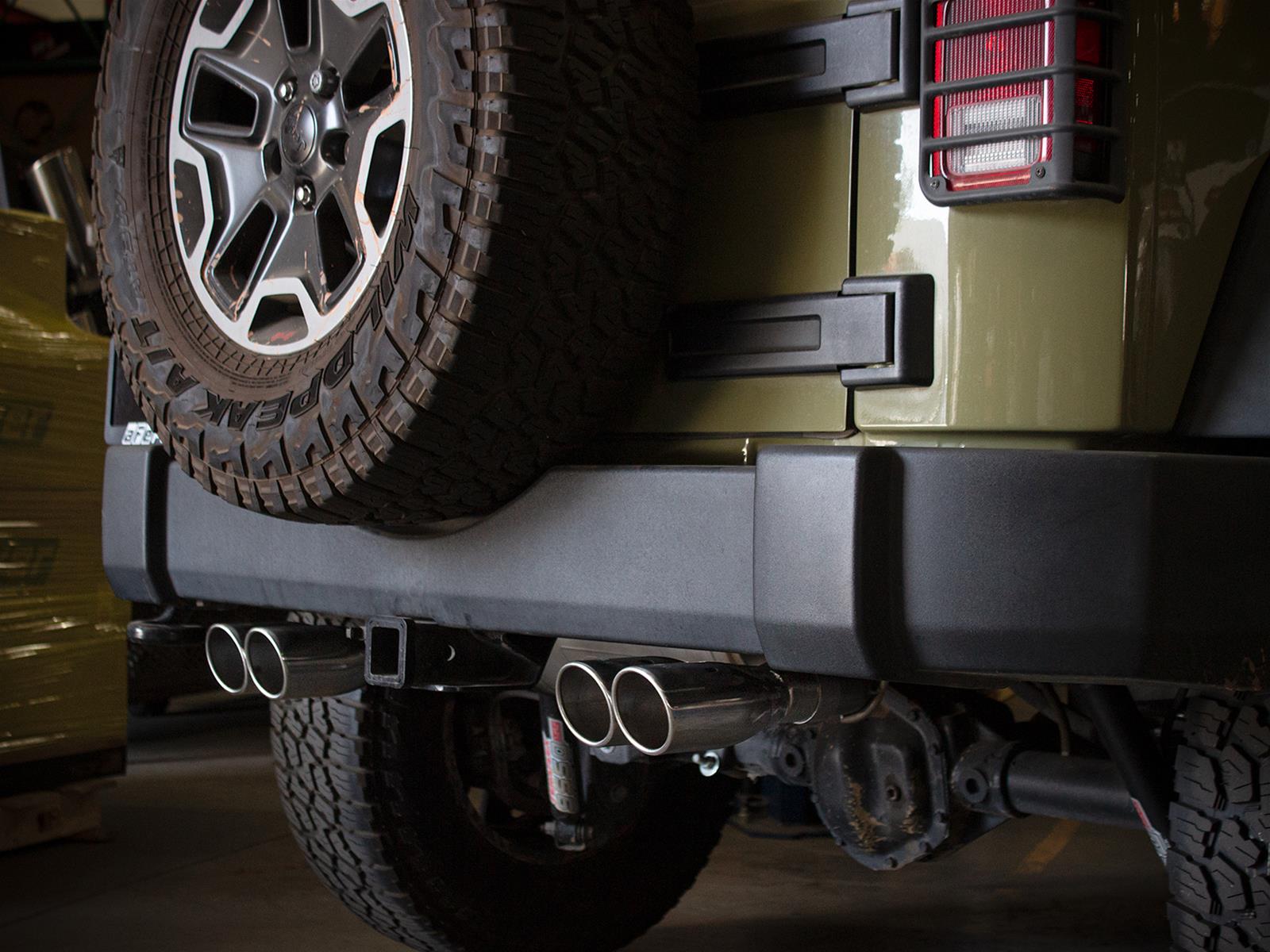 aFe Vulcan Series 2.5in 304 SS Axle-Back Exhaust Polished 07-18 Jeep Wrangler (JK) V6-3.6/3.8L thumbnail 3