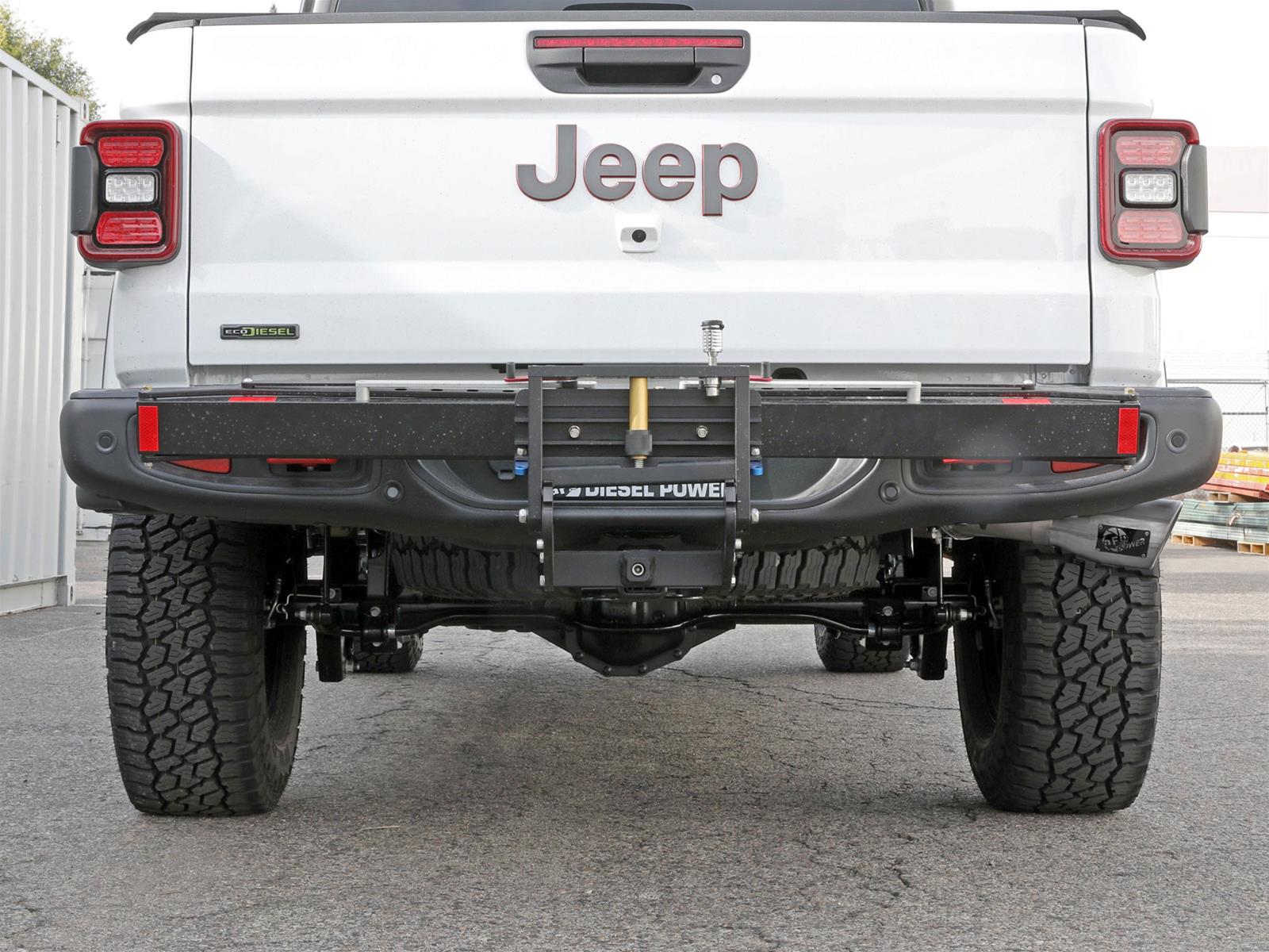 aFe 2021+ Jeep Gladiator V6-3.0L (td) Vulcan Series 3in 304 SS DPF-Back Exhaust System - Polishd Tip