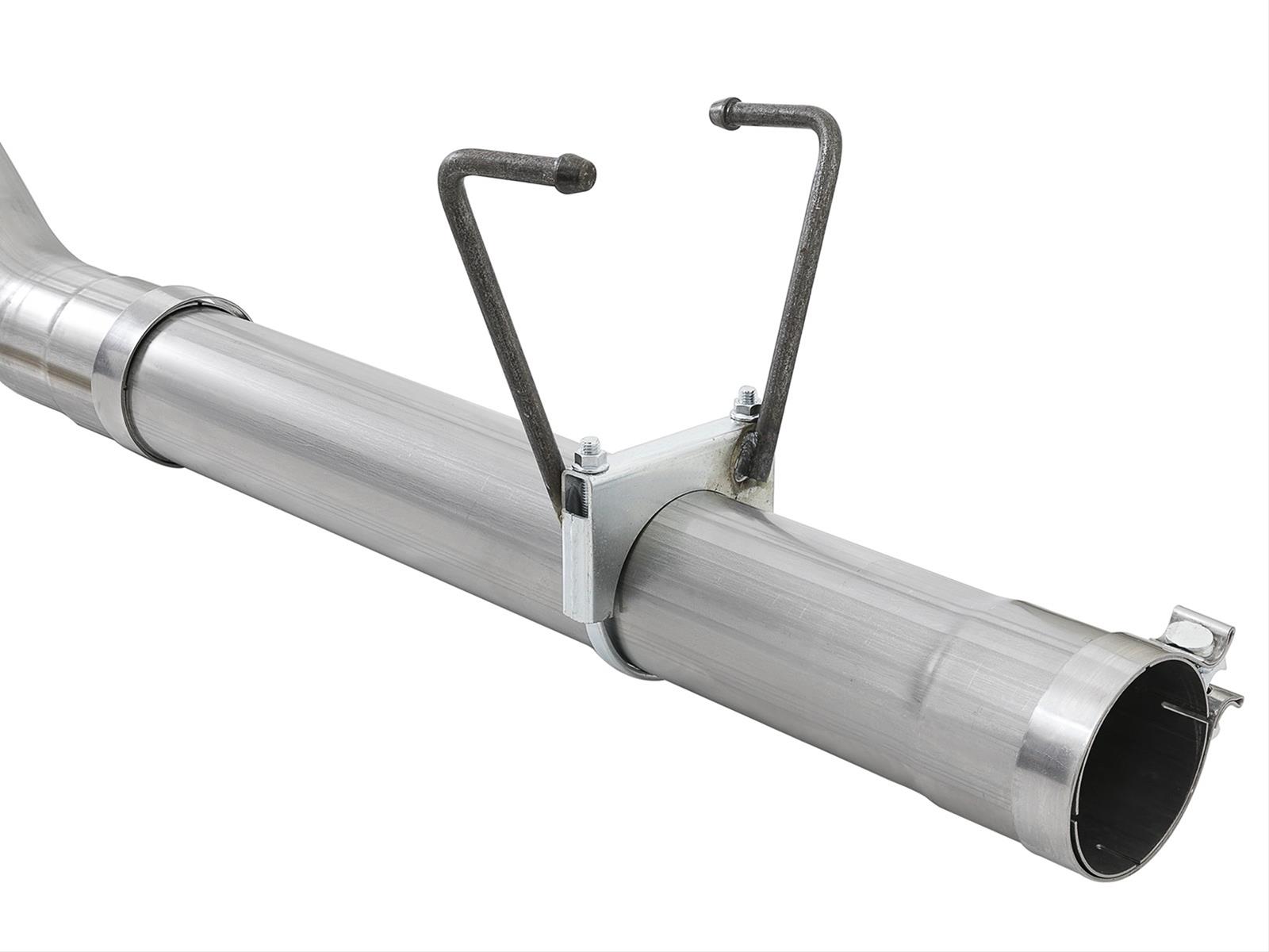 aFe Large Bore-HD Exhaust Systems 49-42006-B System, Bore HD, Particulate Filter Back, Single, Stainless Steel, Black Tip, Dodge, Ram, 6.7L, Kit