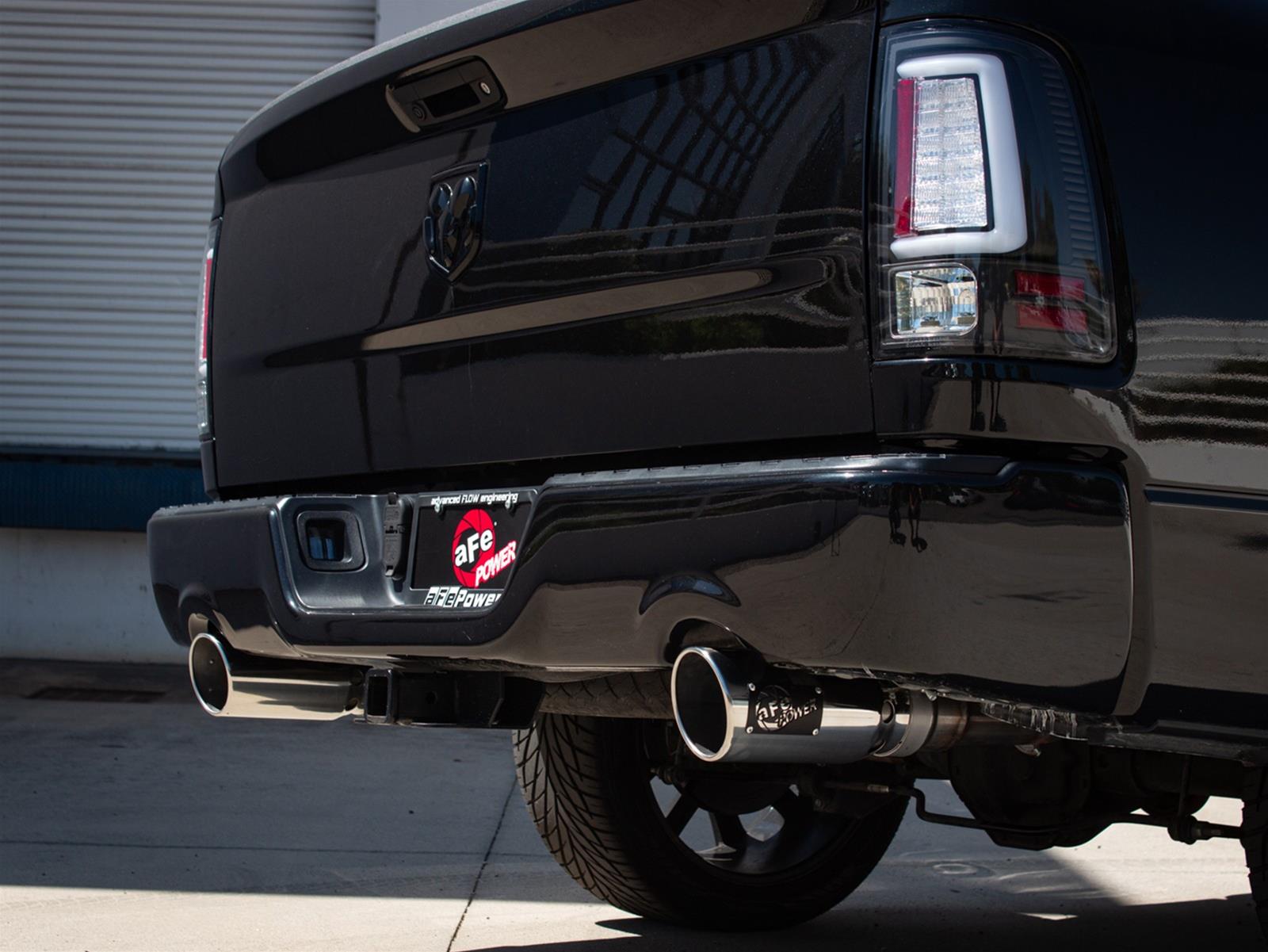 aFe Apollo GT Series 3 in 409 Stainless Steel Cat-Back Exhaust System w/ Polish Tip V8-5.7L HEMI thumbnail 2