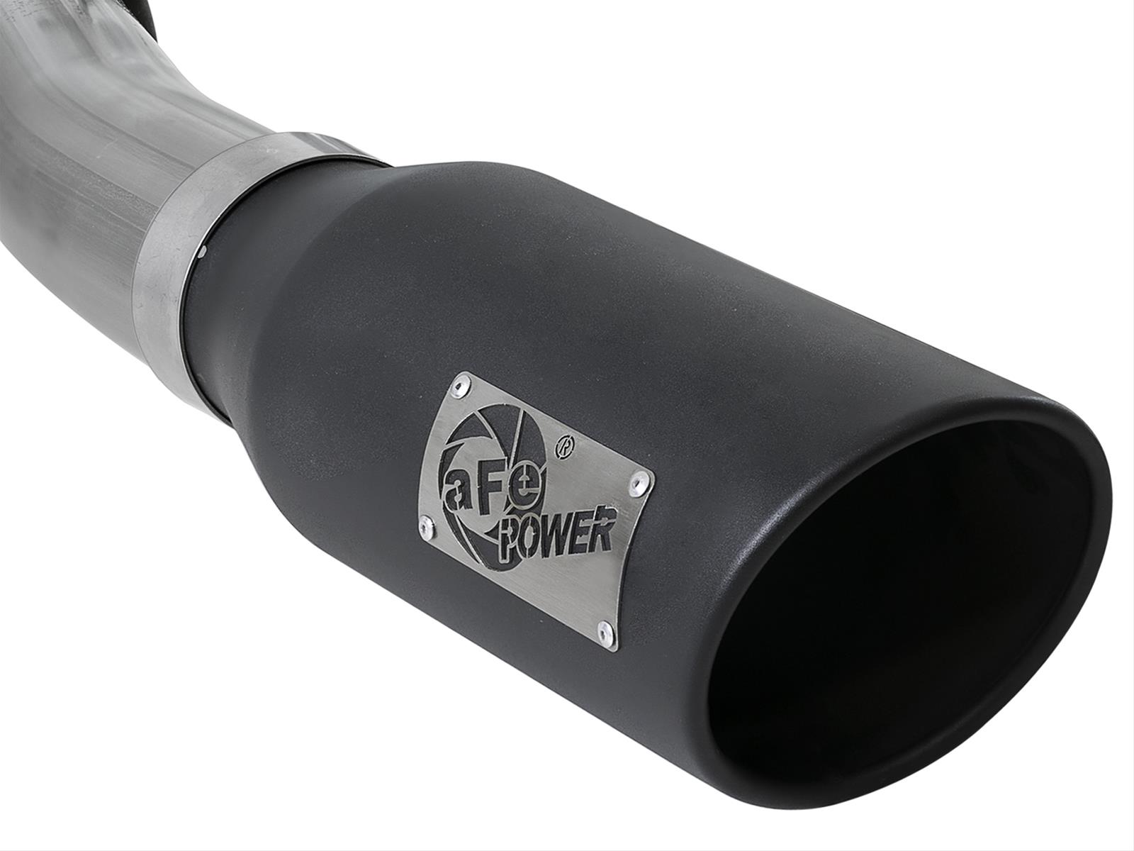 aFe Large Bore-HD Exhaust Systems for 2000-2003 EXCURSION - 49-43008-B System, Bore HD, Turbo Back, Single, Stainless Steel, Ford, 7.3L, Kit thumbnail 4