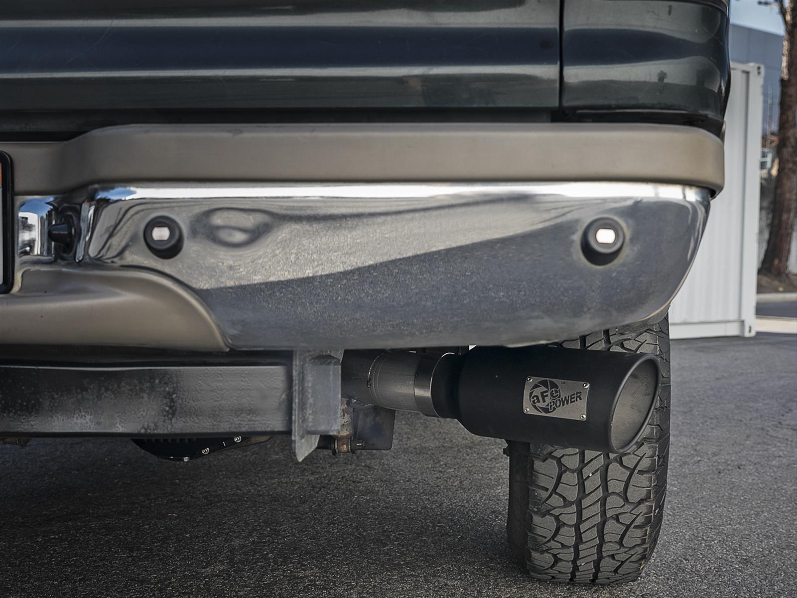 aFe Large Bore-HD Exhaust Systems for 2000-2003 EXCURSION - 49-43008-B System, Bore HD, Turbo Back, Single, Stainless Steel, Ford, 7.3L, Kit thumbnail 3